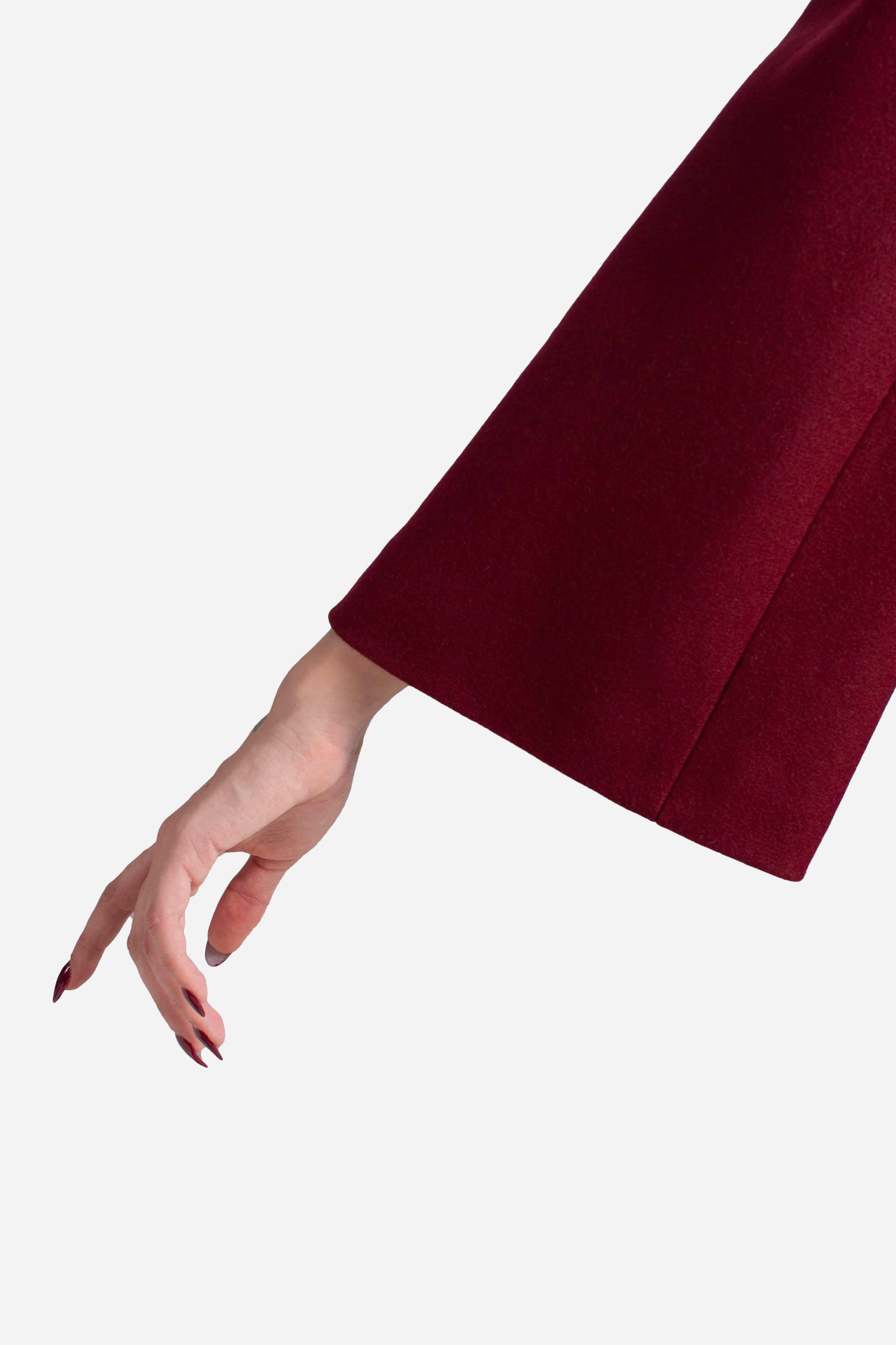Cappa in Panno di Lana rossa NAW12514490SGLR004 FAY