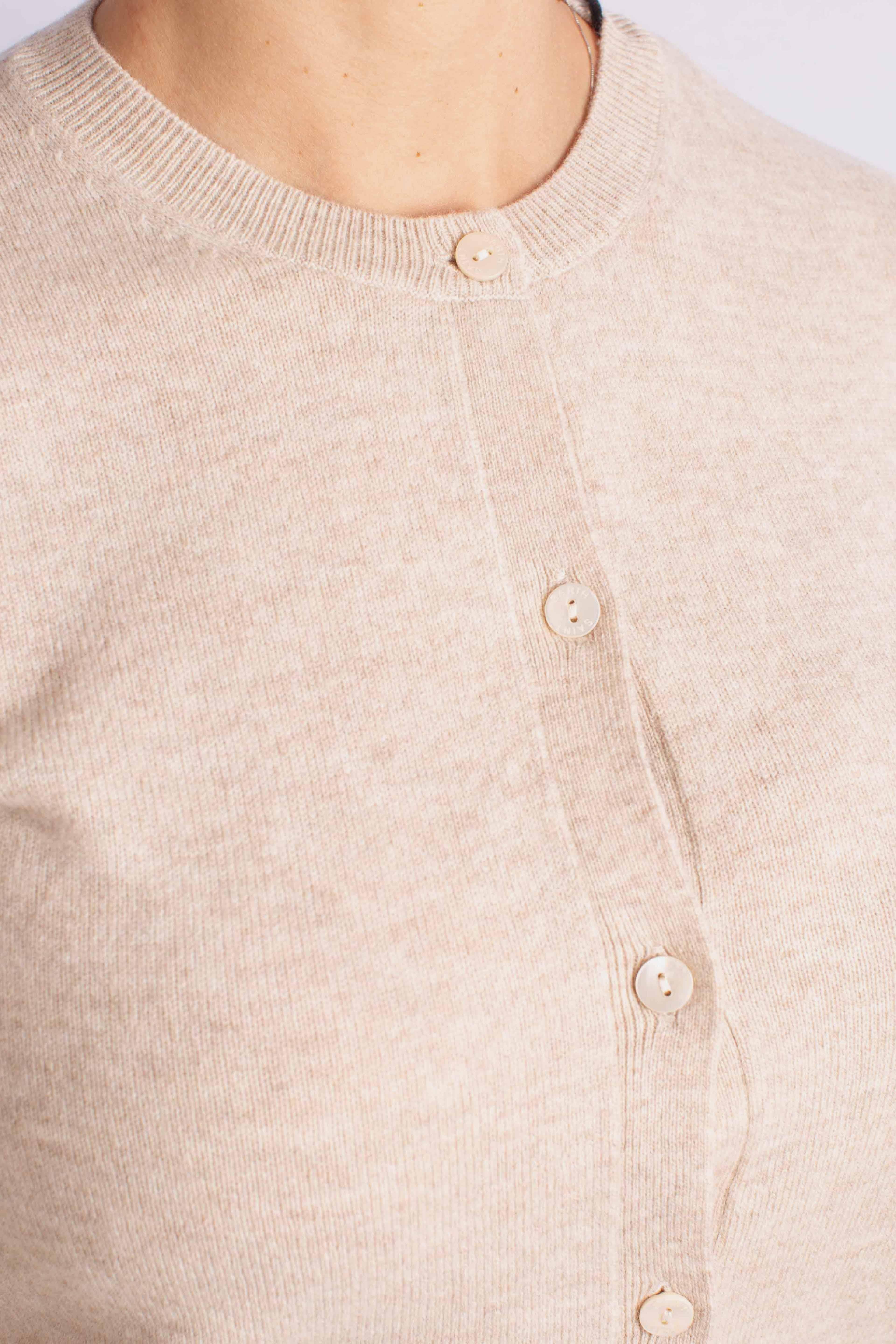Cardigan Donna in Maglia Beige EFI000100031I MC2 SAINT BARTH