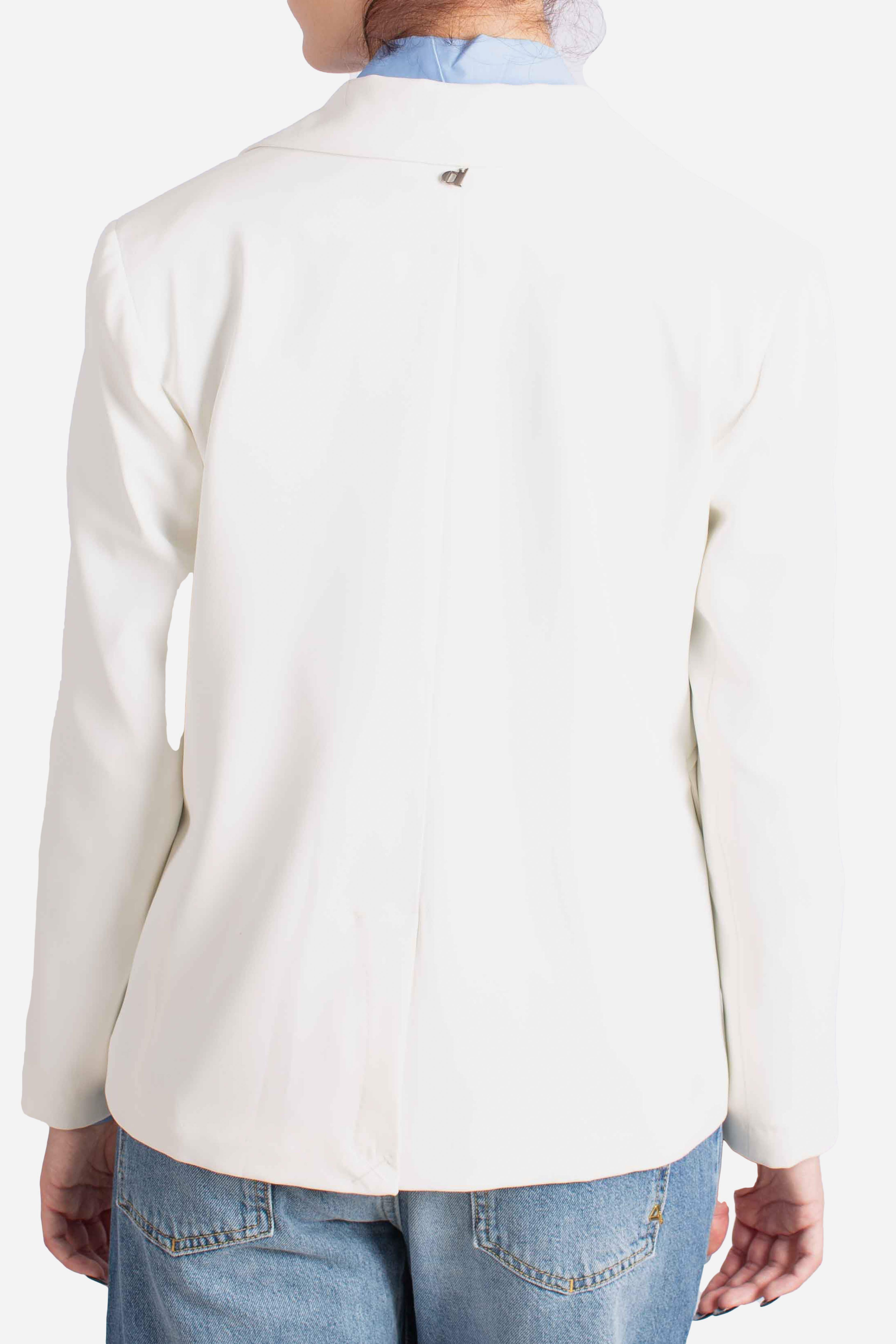 Blazer monopetto bianco J041Y004A1132 DIXIE