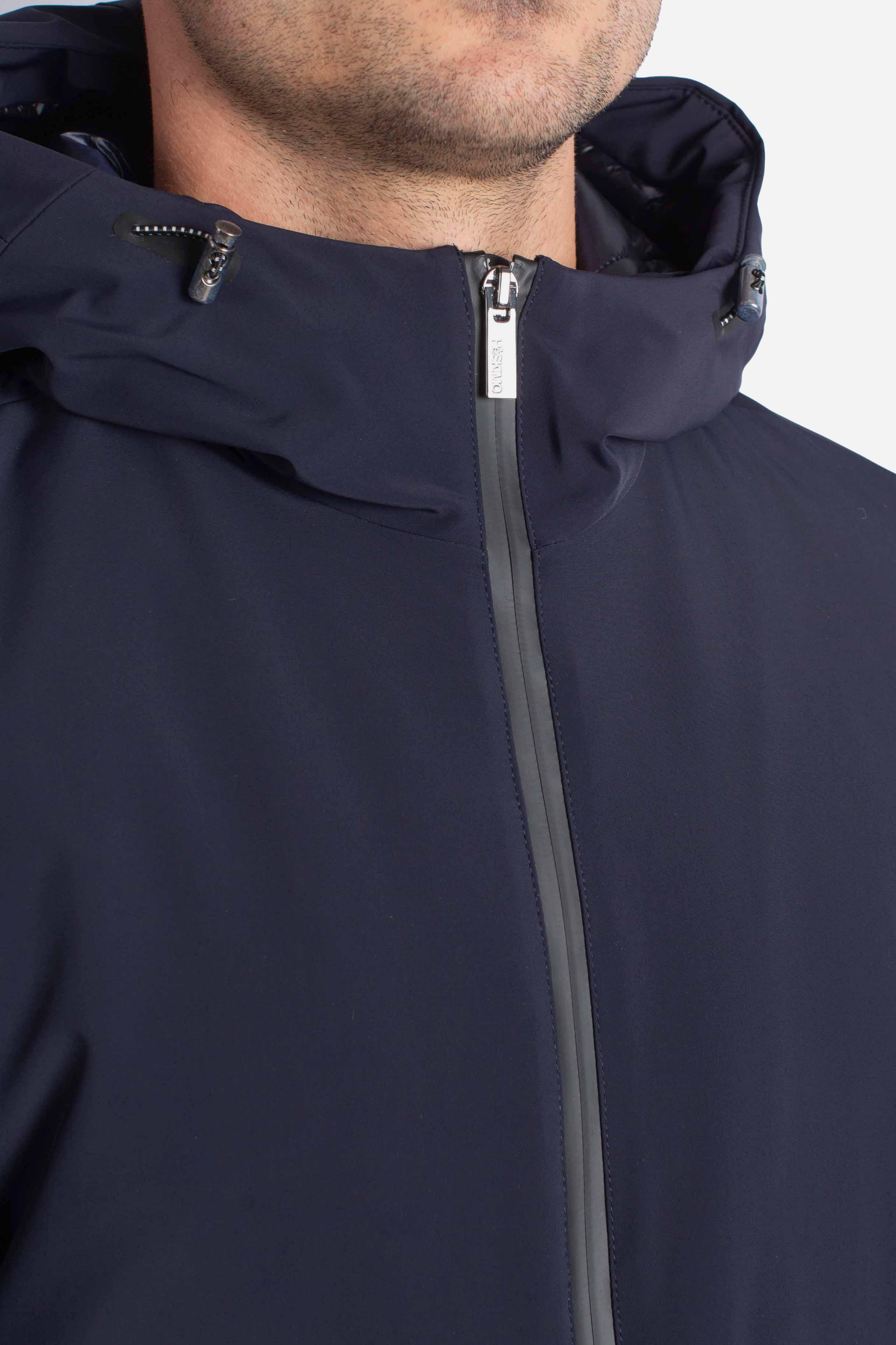 Giubbotto softshell blue con Imbottitura Sorona® con Cappuccio HE9440005BLUE HESKIMO