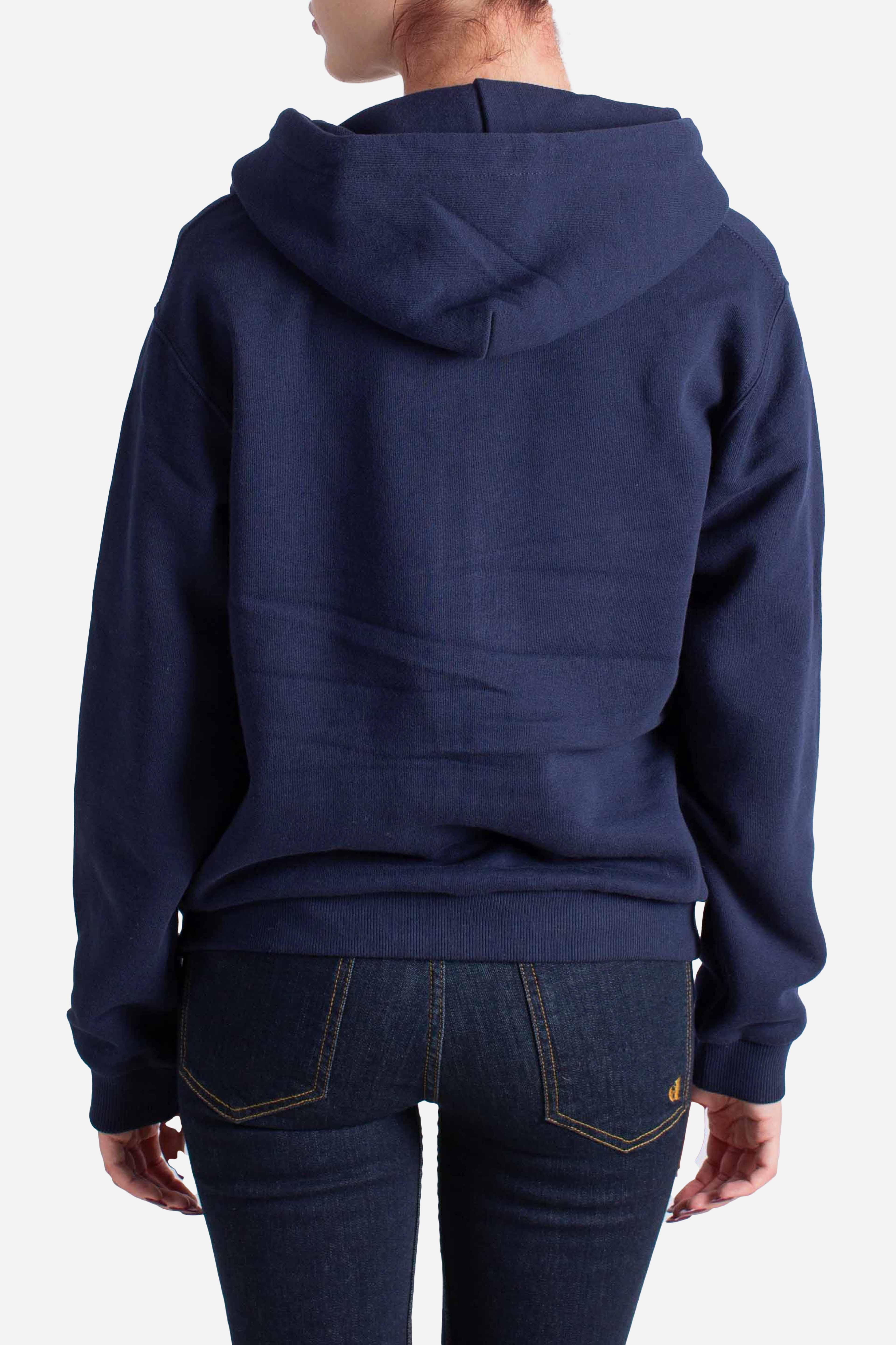 Felpa con cappuccio e cerniera navy 211943008002 POLO RALPH LAUREN