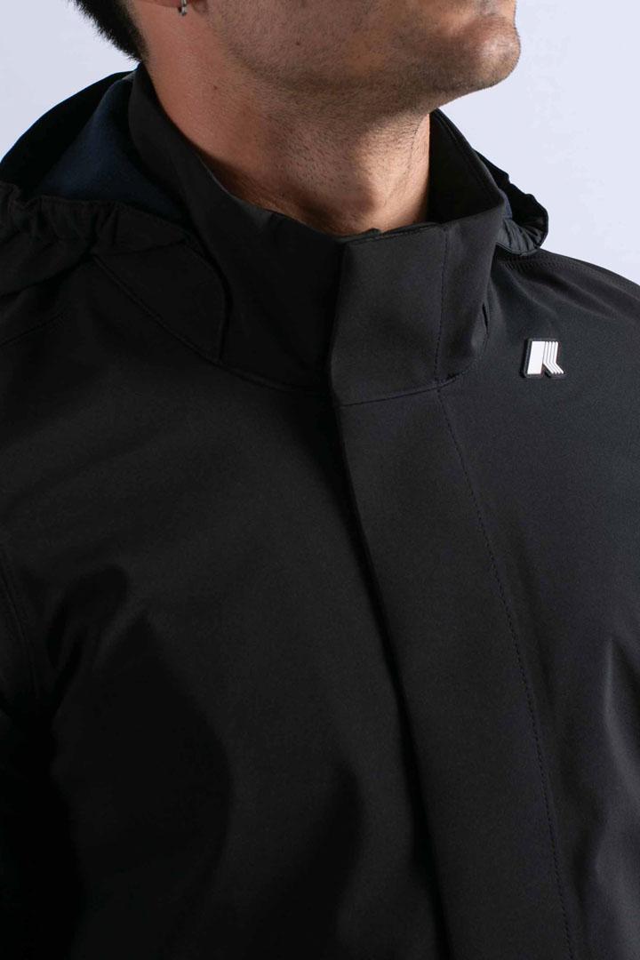 Giacca media duke bonded black pure - blue depth K6116YWA3C K-WAY