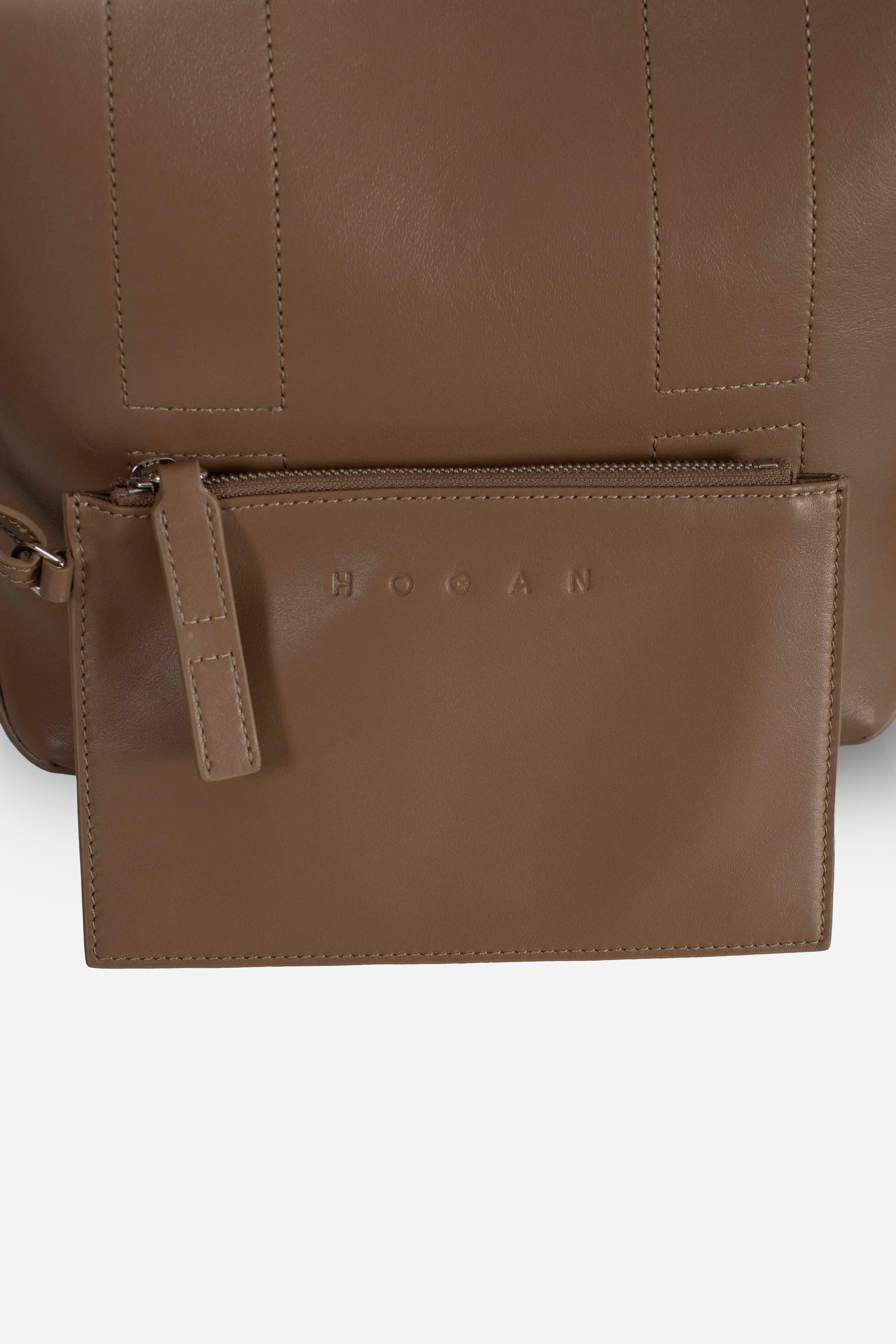 Borsa Hobo Hogan Hocket Piccola beige KBW01RS0200TZPC414 HOGAN