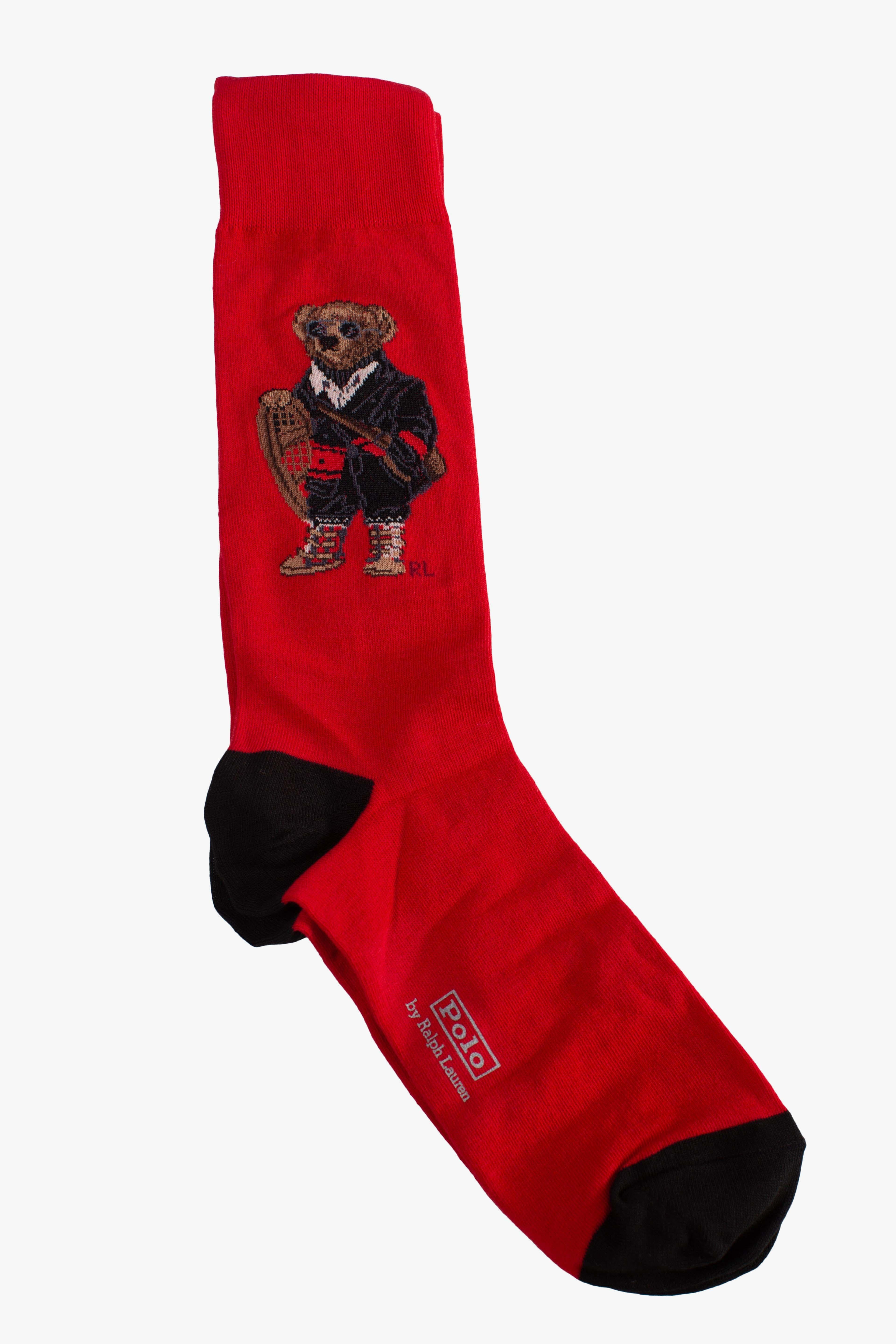 Set regalo 3 paia di calze Polo Bear green navy red 449P04717001 POLO RALPH LAUREN