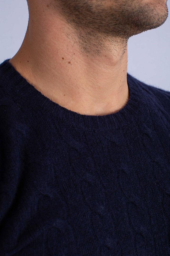 Maglia in lana e cashmere blue 710876762002 POLO RALPH LAUREN