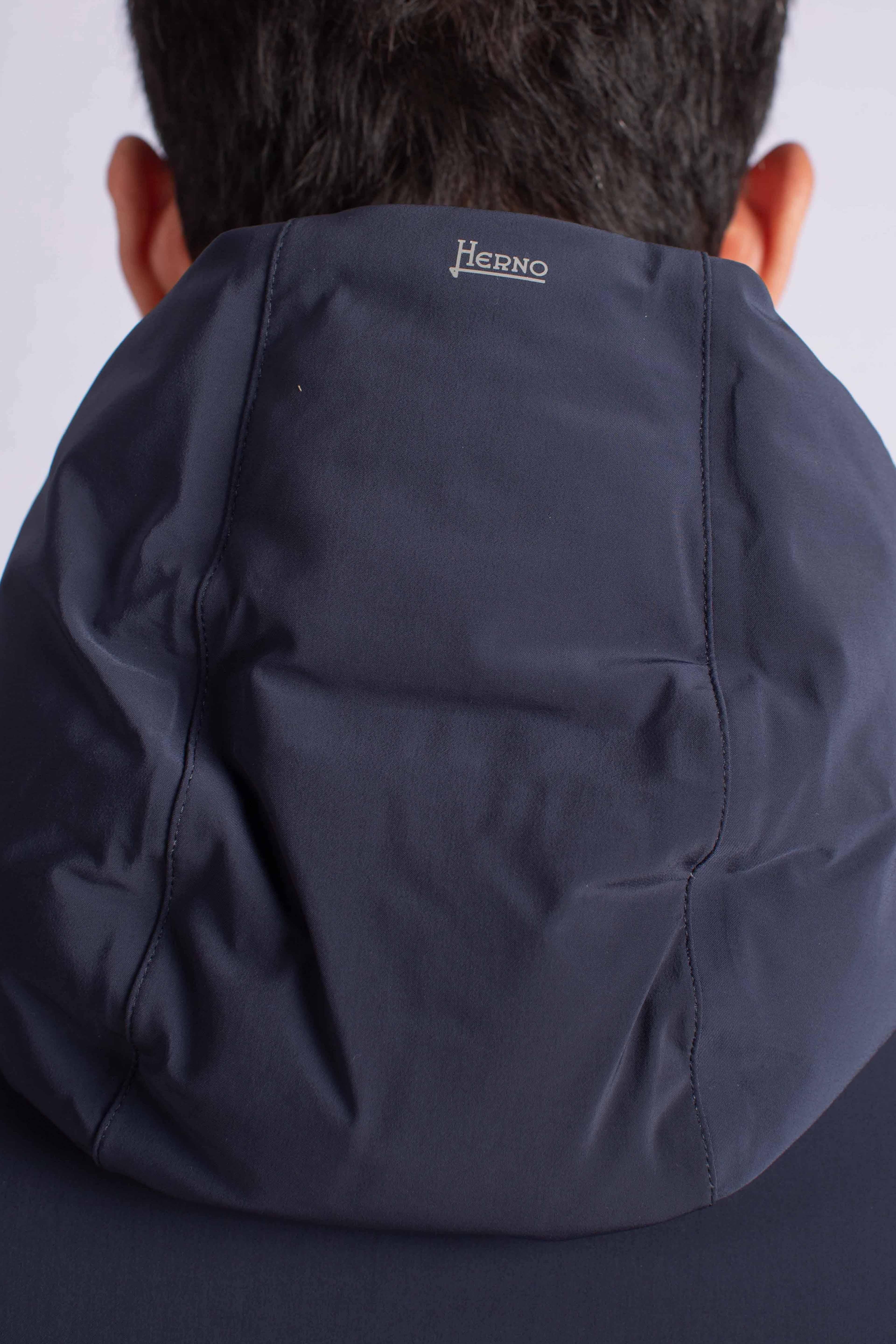 GIACCA LUNGA IN NEW IMPACT blu PI001246U12590SZ9201 HERNO