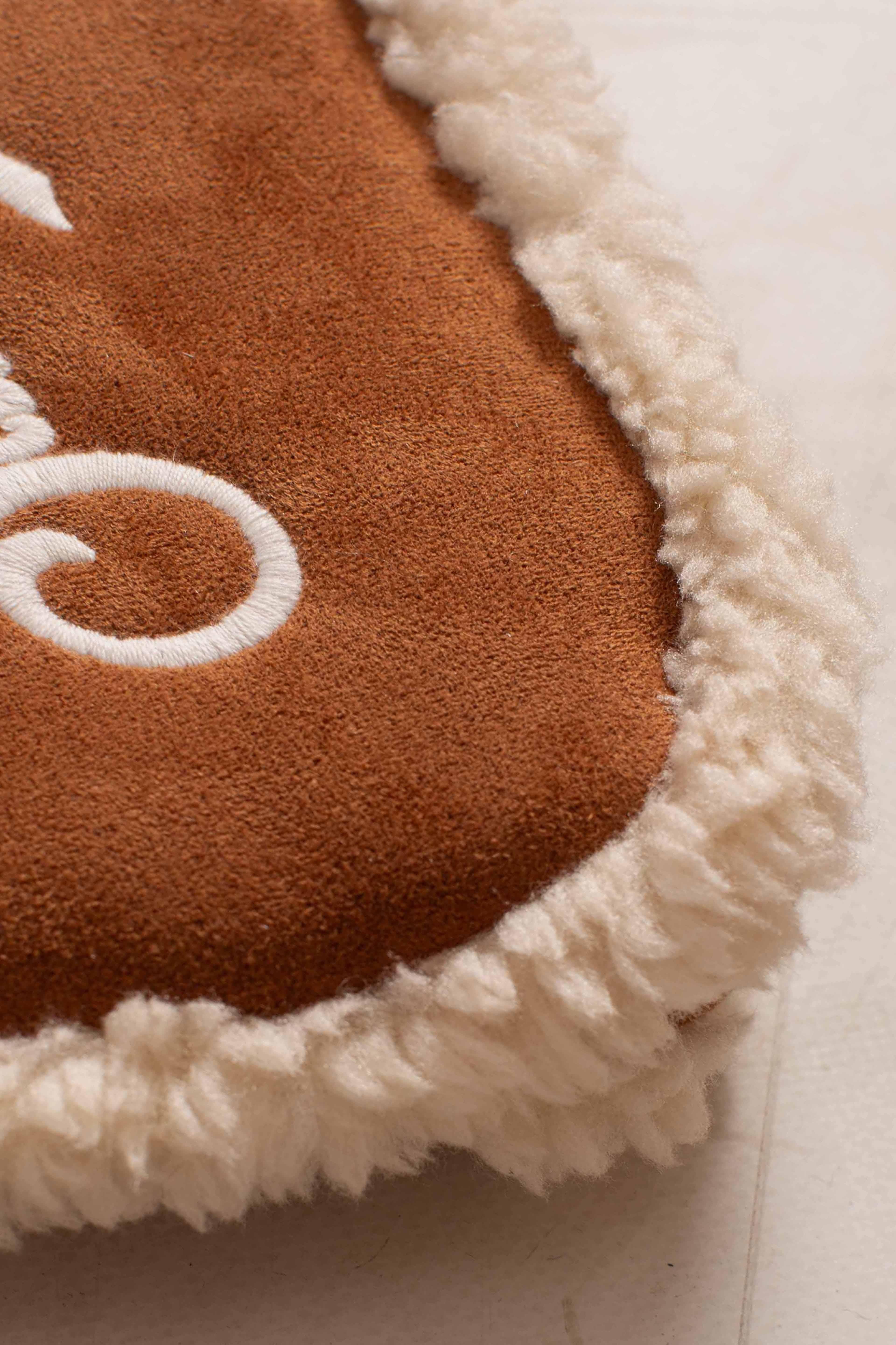 Pochette Aline "Dreaming of Saint Barth" nocciola con Dettagli in Shearling ALI003300486I MC2 SAINT BARTH