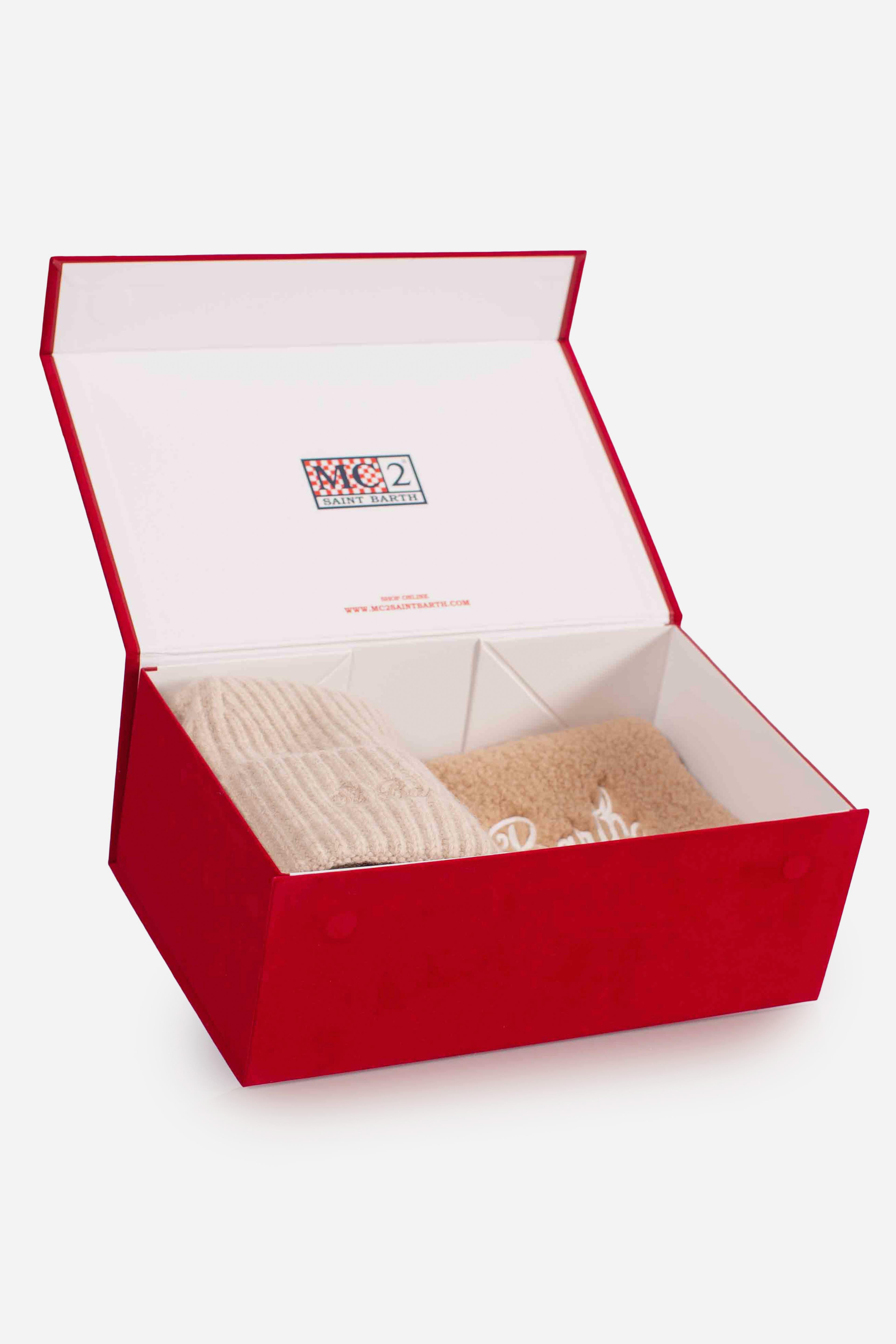 Christmas Gift Box Saint Barth beige BOX002403771I MC2 SAINT BARTH
