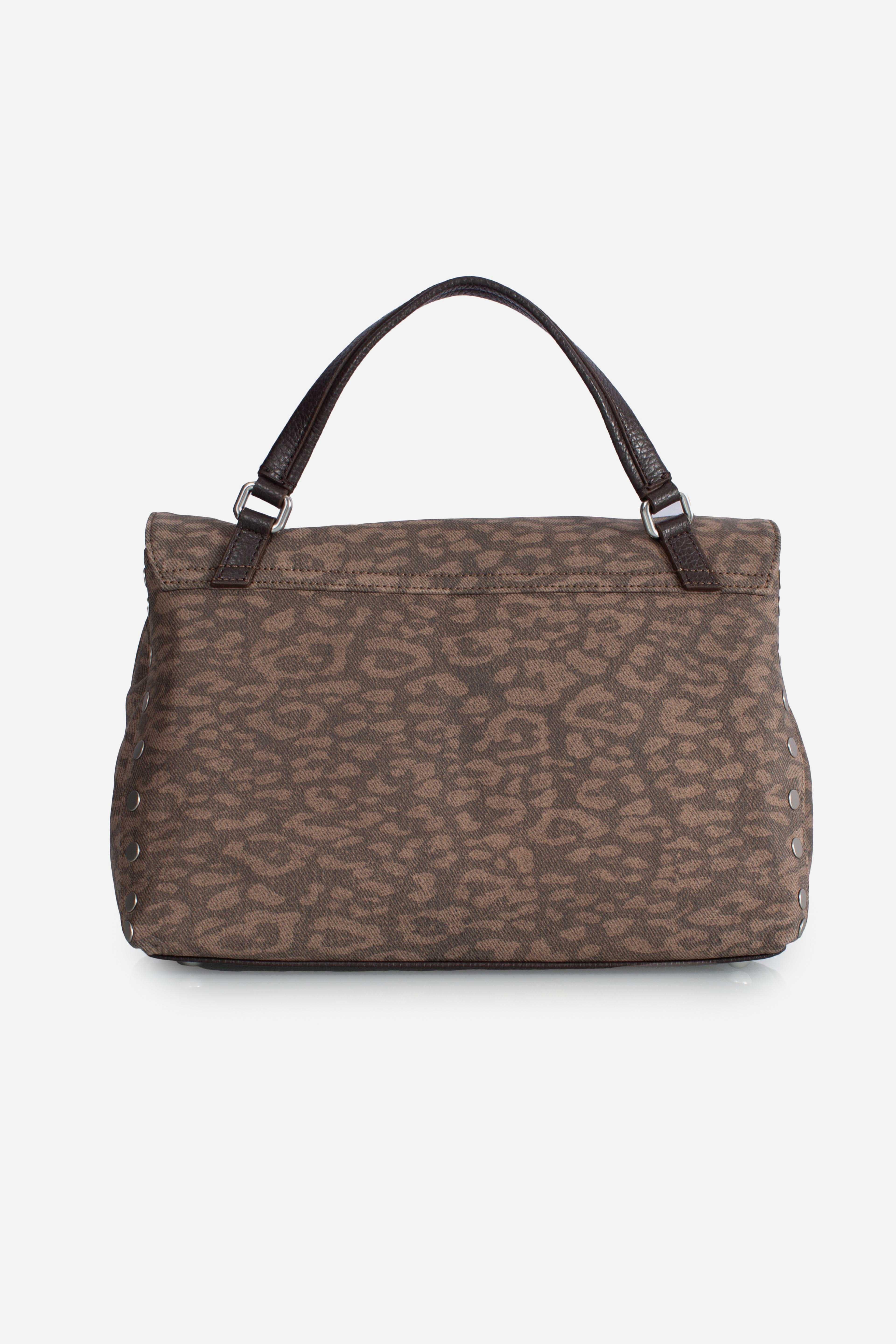 Borsa Postina S Heritage Leopard Marrone 0680102110000SZ0237 ZANELLATO