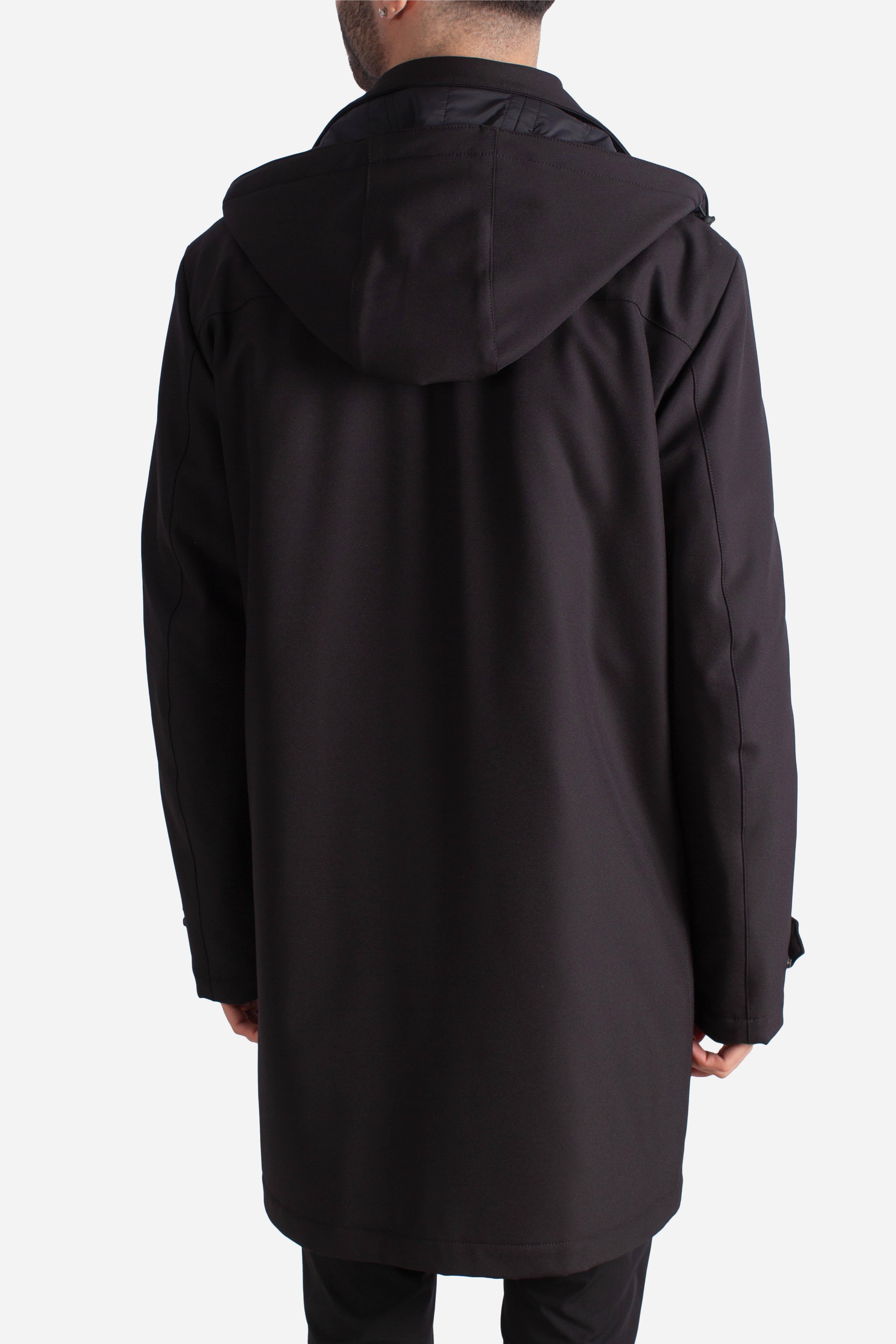 Morning Coat Travel in Jersey Stretch nero NAM6151037JXRFB999 FAY