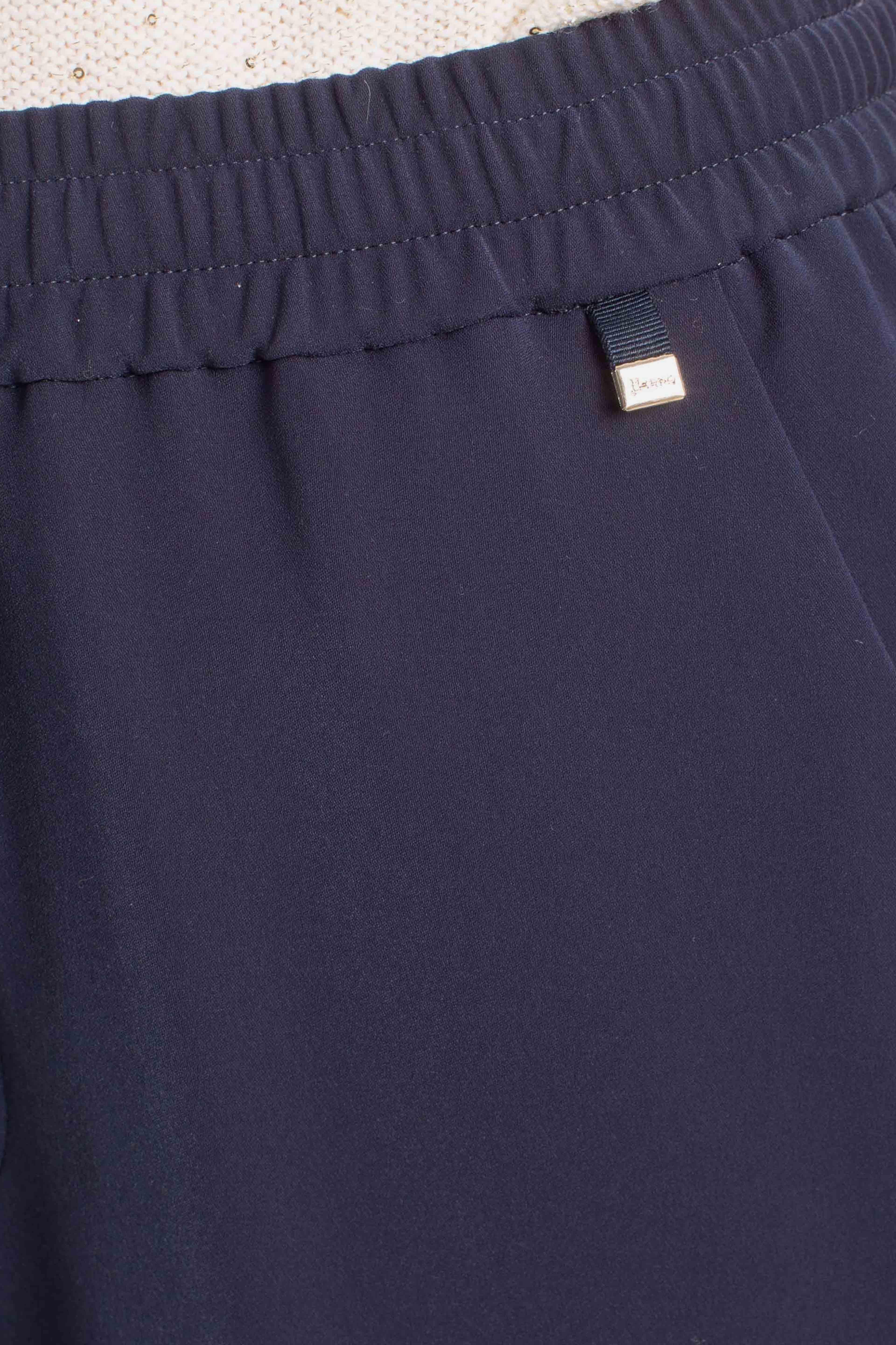 PANTALONI IN MATT CREPE SATIN blu PT000176D127559200 HERNO