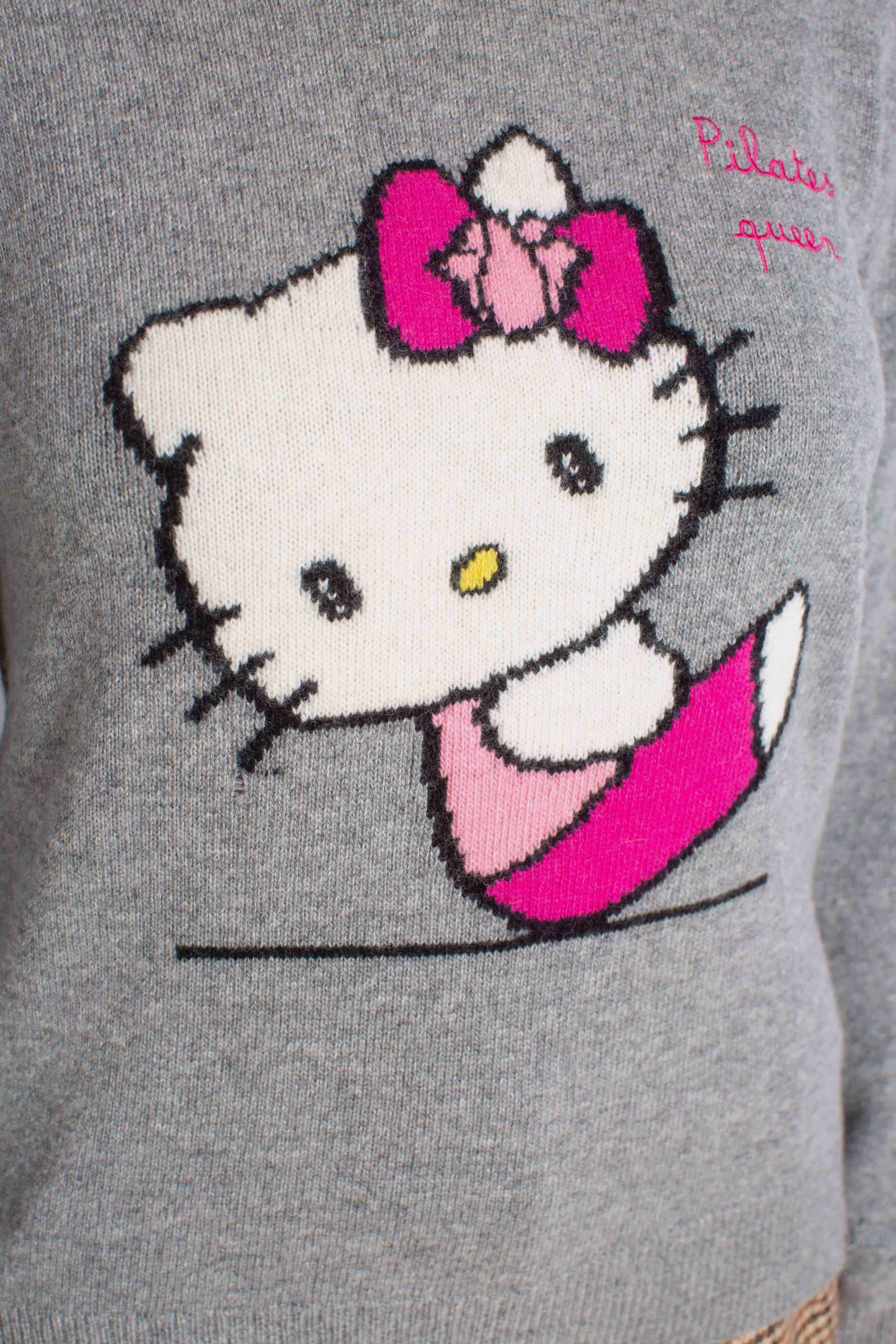 Maglia Donna Hello Kitty "Pilates Queen" QUE001000466I MC2 SAINT BARTH