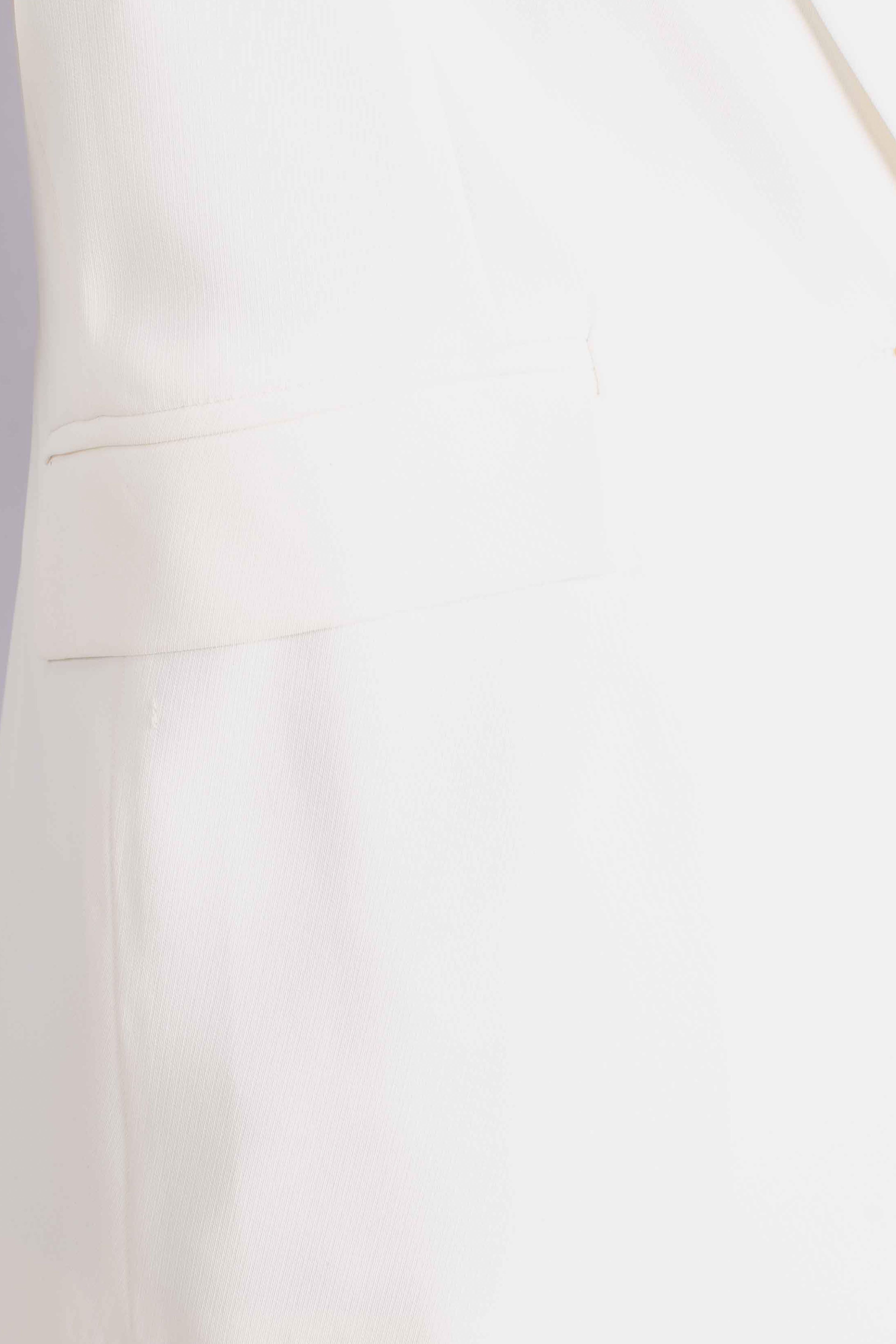 Blazer monopetto bianco J041Y004A1132 DIXIE