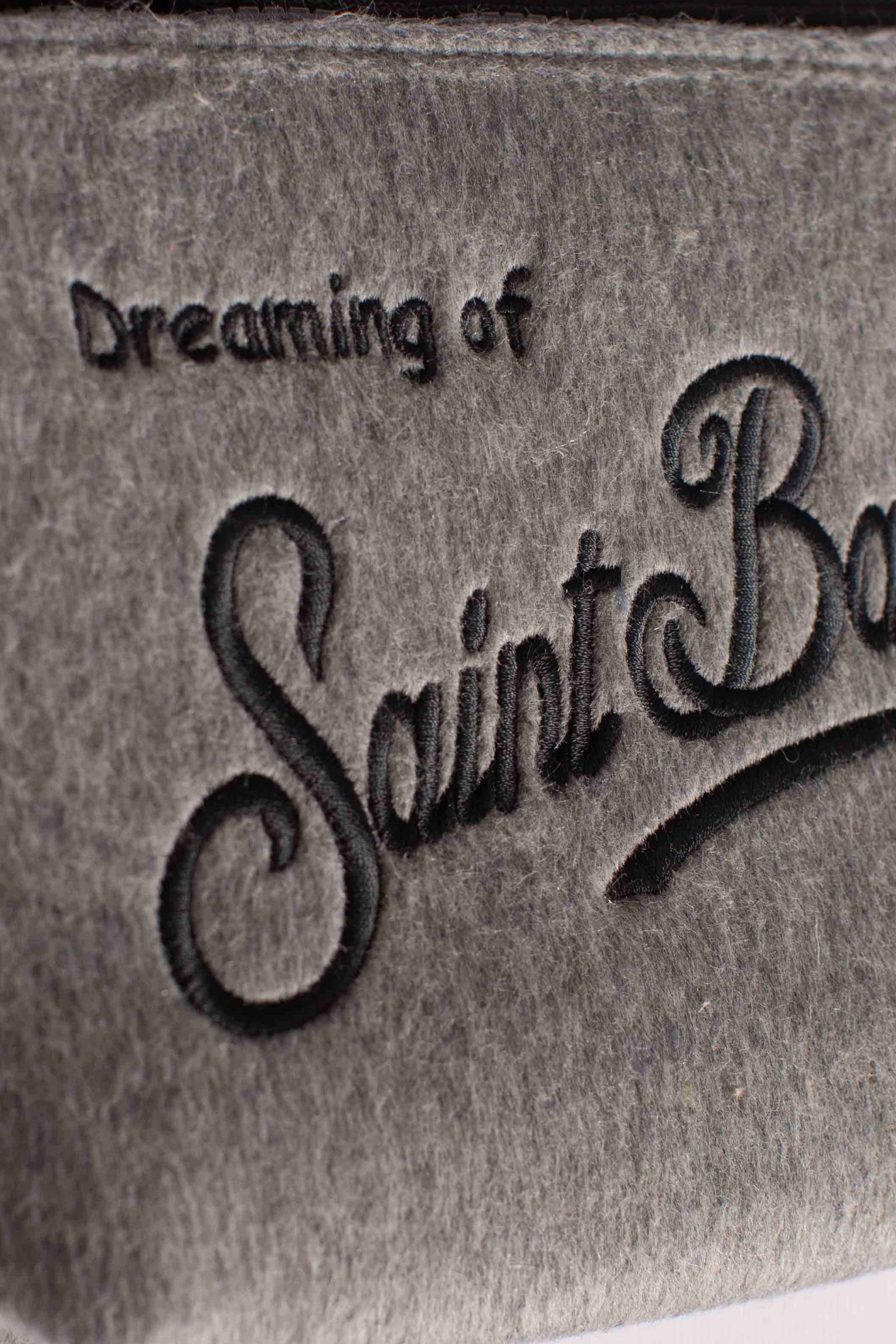 Pochette Aline in effetto Feltro Grigio - "Dreaming of Saint Barth Winter Paradise" ALI002800265I MC2 SAINT BARTH