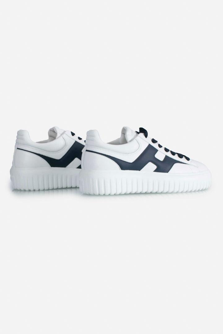 Sneakers Hogan H-Stripes Bianco Blu HXM6450FE91QZB11G1 HOGAN