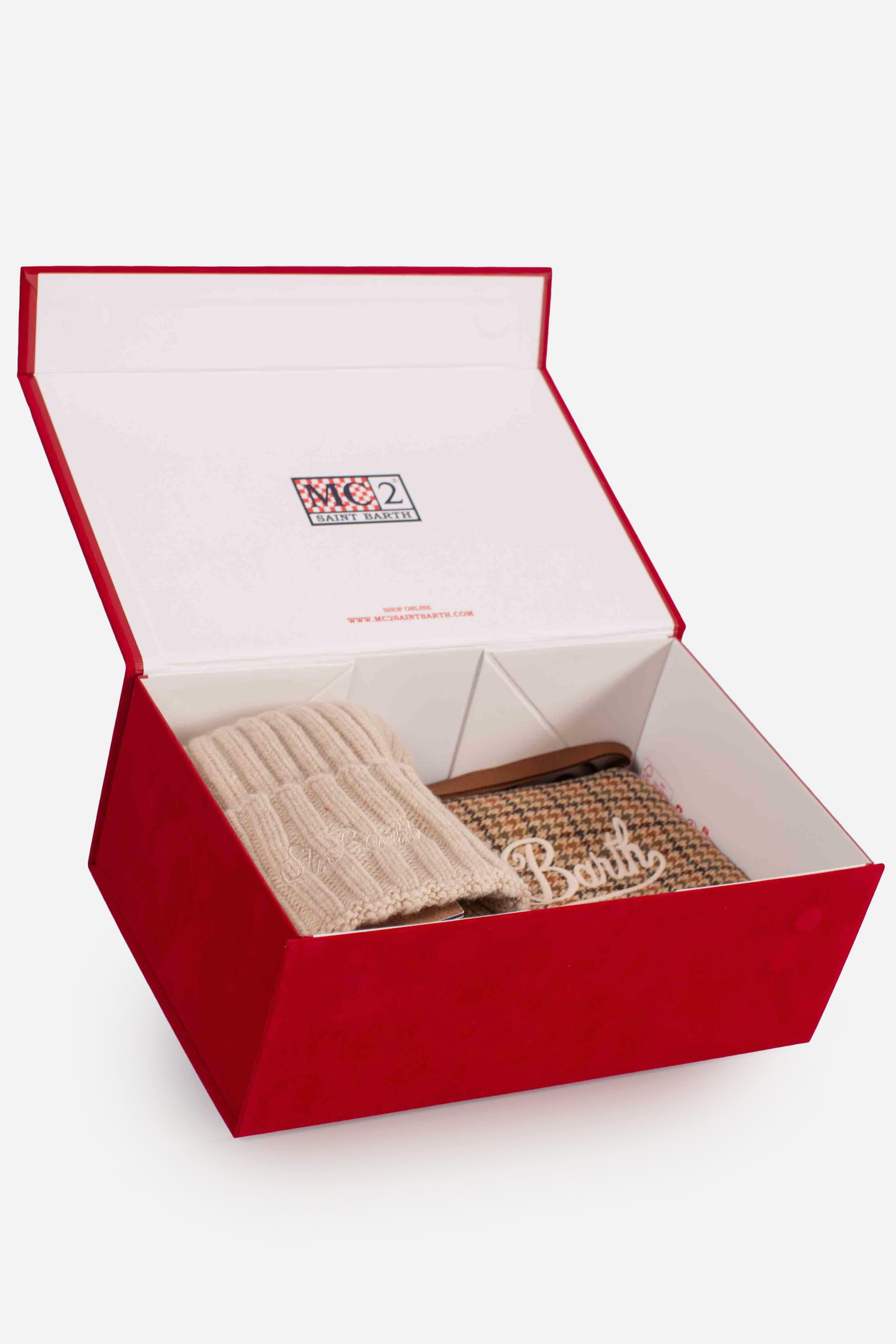 Christmas Gift Box Saint Barth beige BOX002203243I MC2 SAINT BARTH
