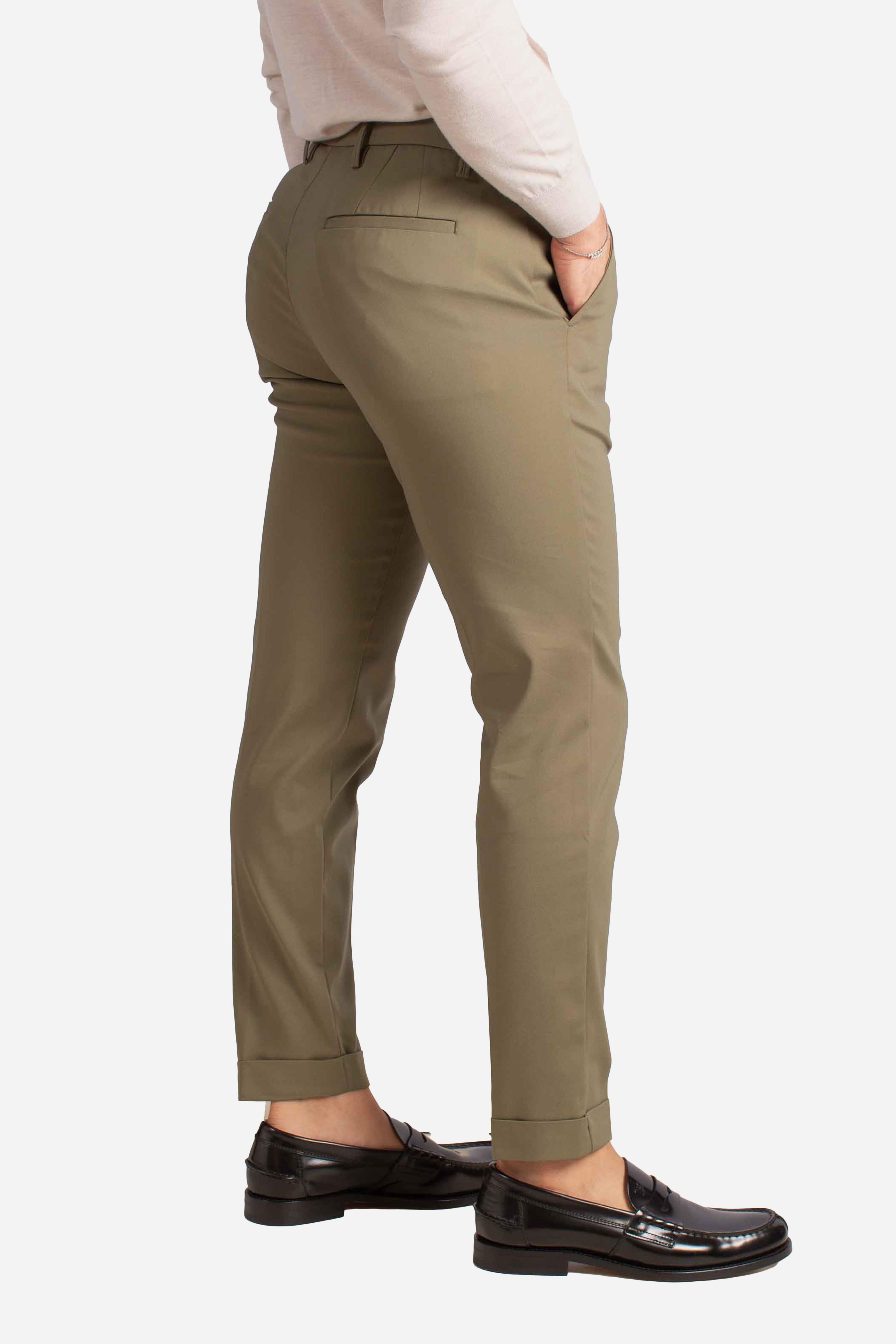 Pantalone in tessuto tecnico verde NAPOLI126033147 ERNYS