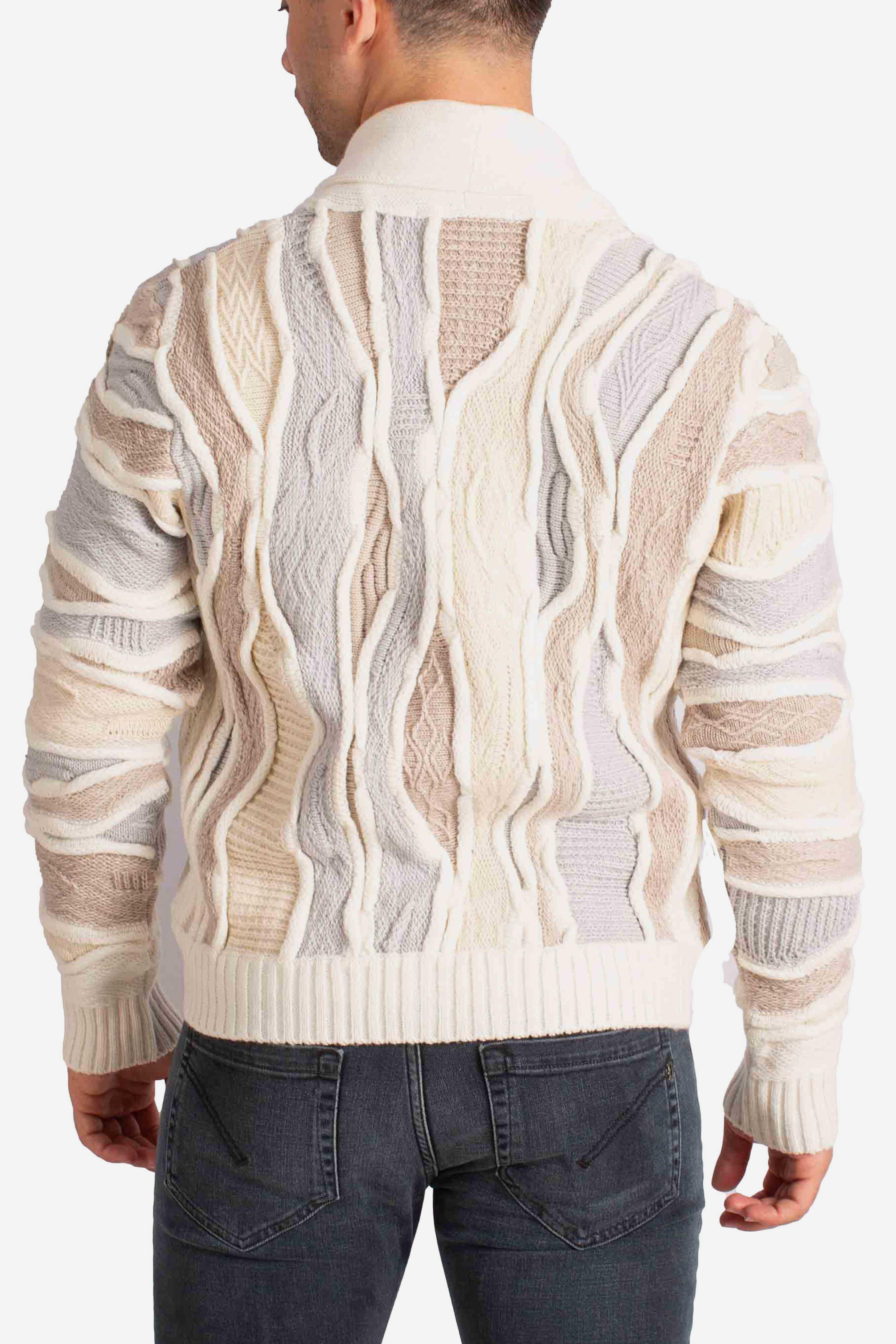 Cardigan Uomo white Multicolor 32091599G0300 LORENZONI