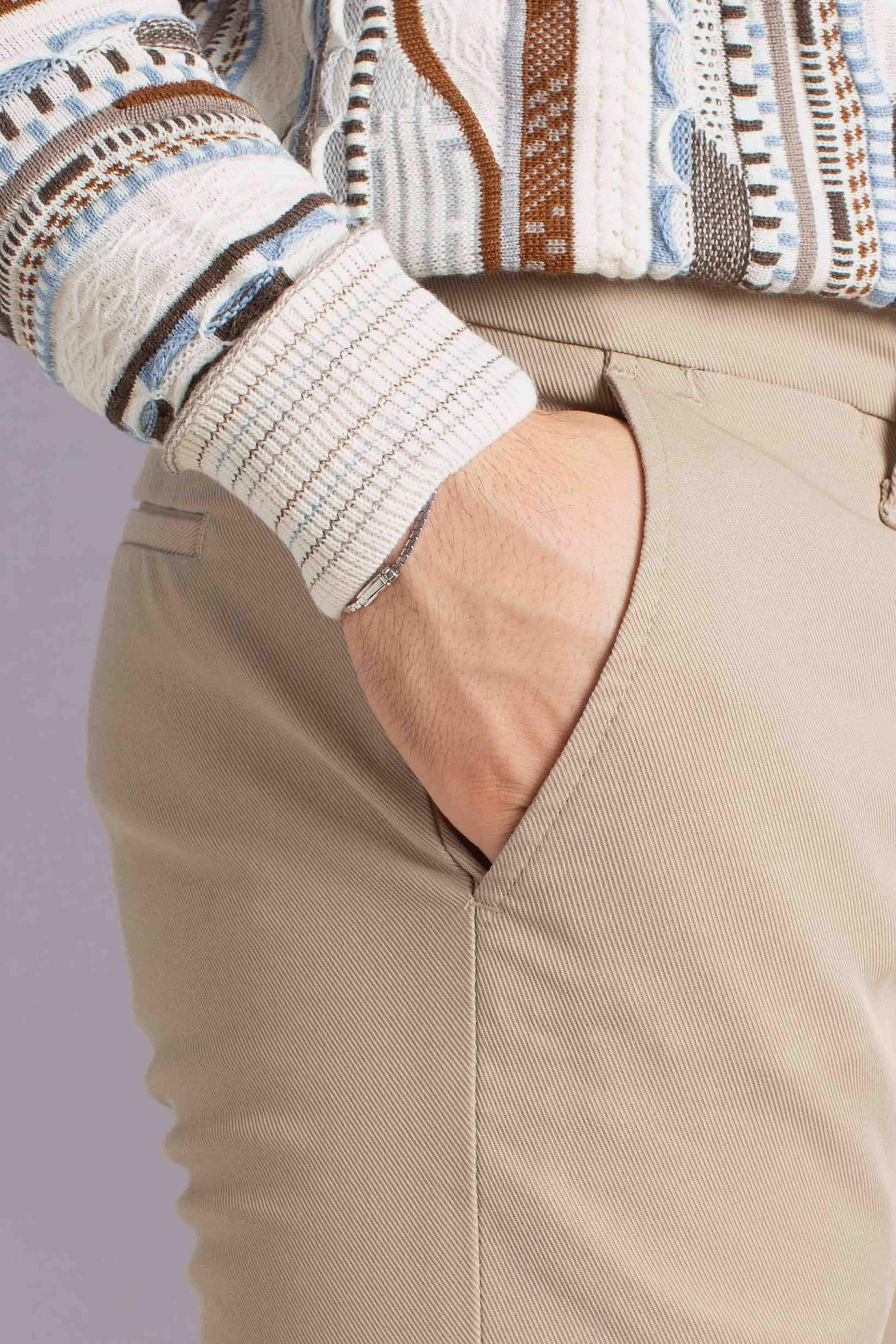 Pantalone beige NAPOLI126014BEIGE ERNYS