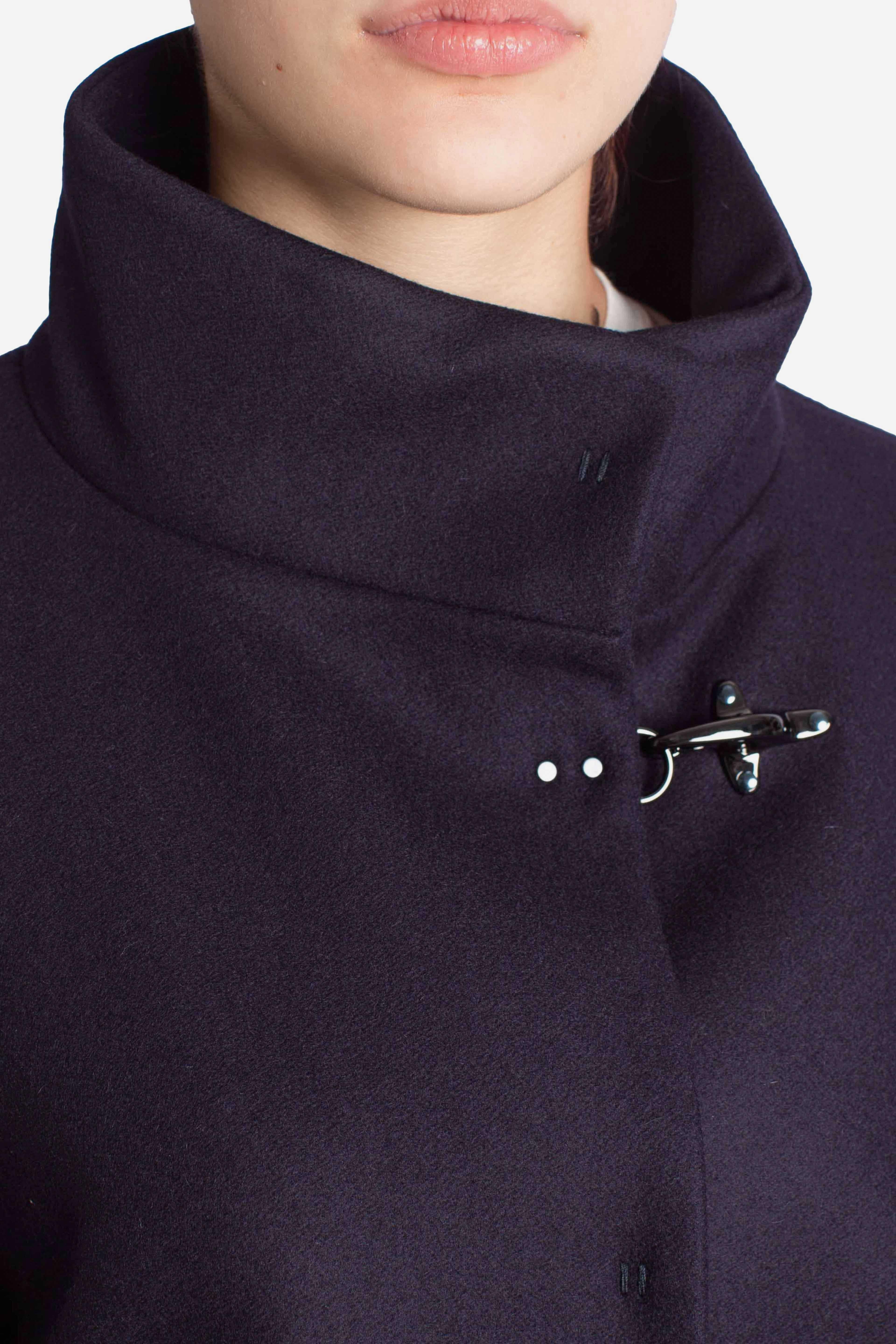 Cappa in Panno di Lana blu NAW12514490SGLU809 FAY