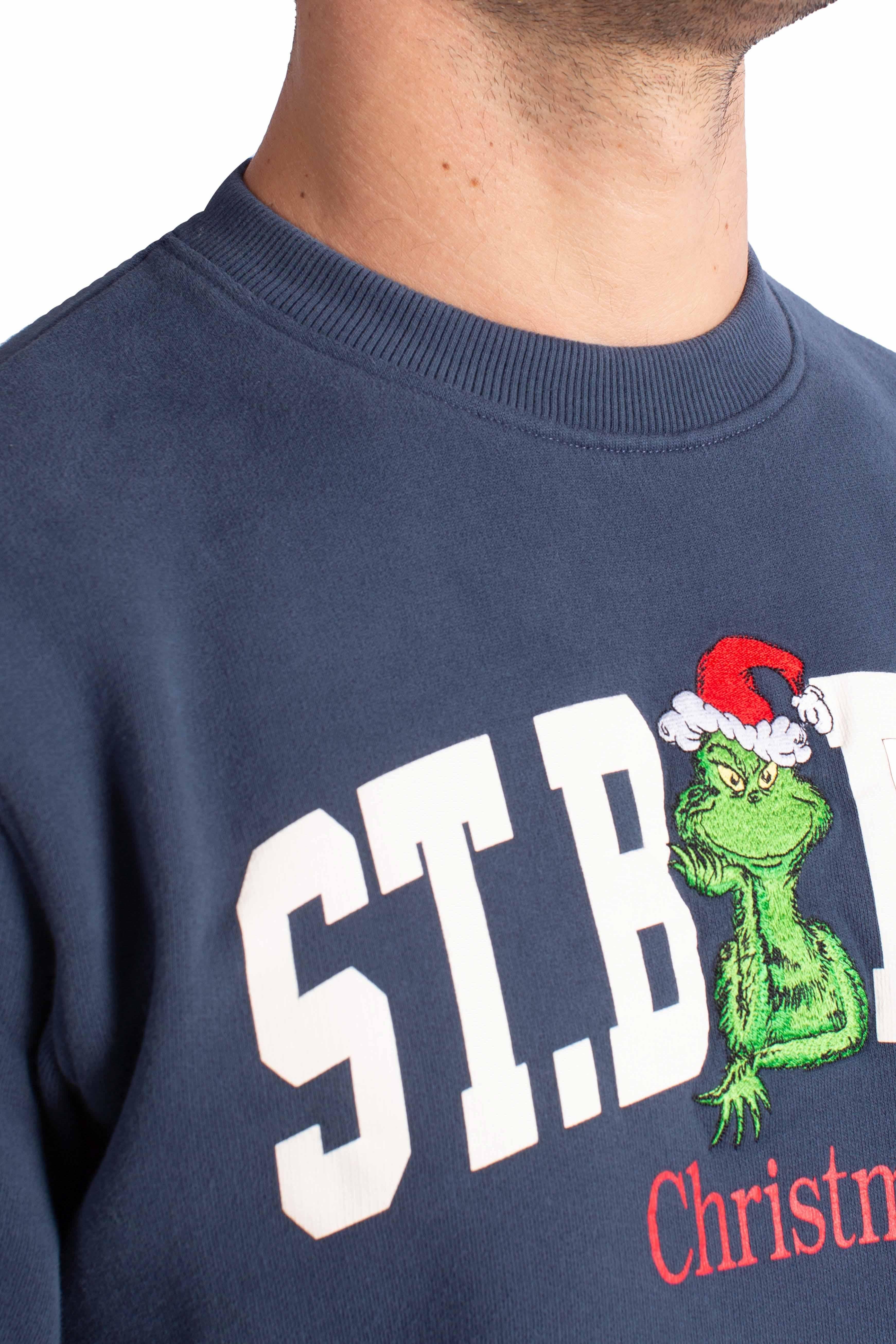 Felpa The Grinch Christmas Uomo blue SOH000401737I MC2 SAINT BARTH