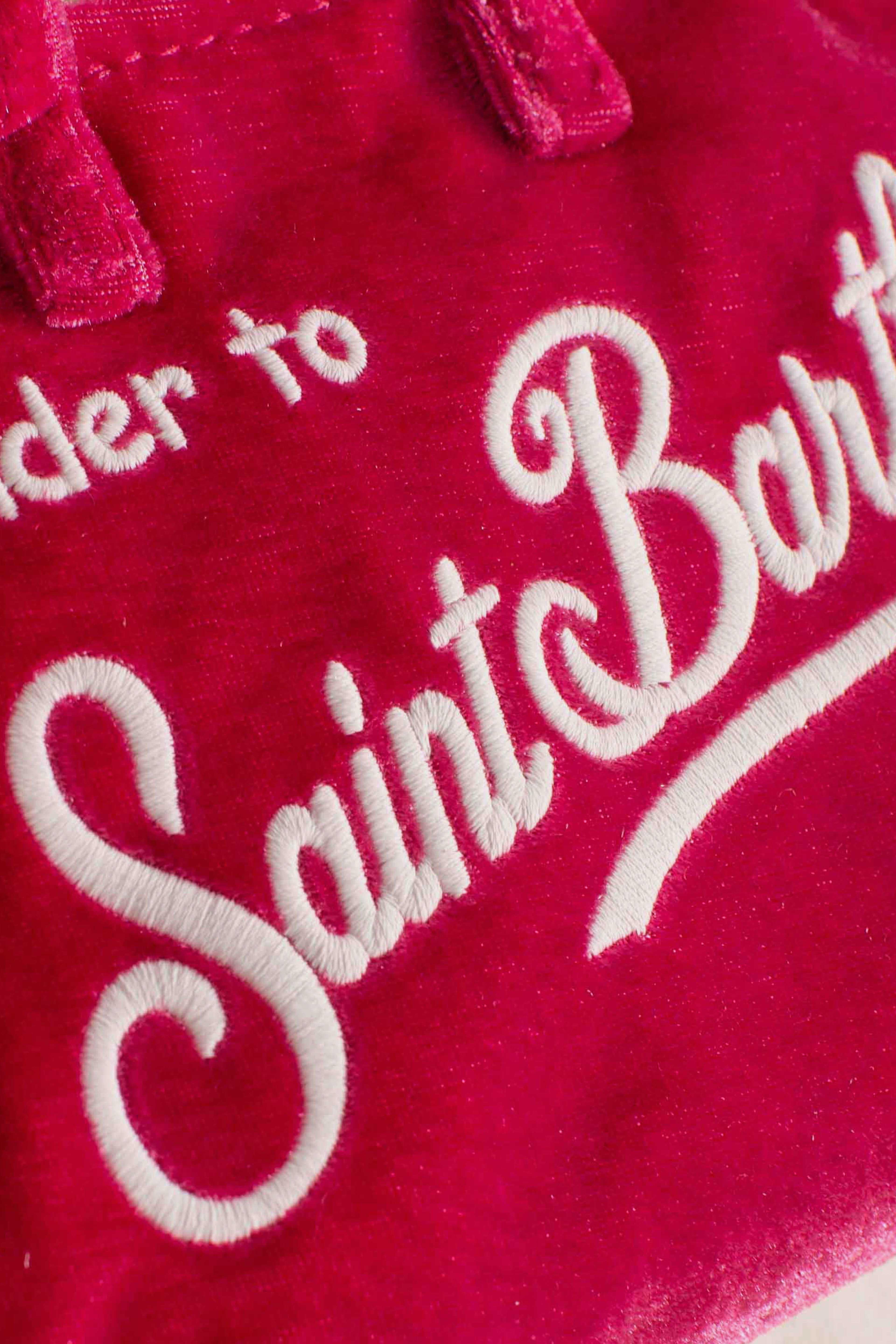 Phone Bag in velluto fucsia PHONE00801649I MC2 SAINT BARTH