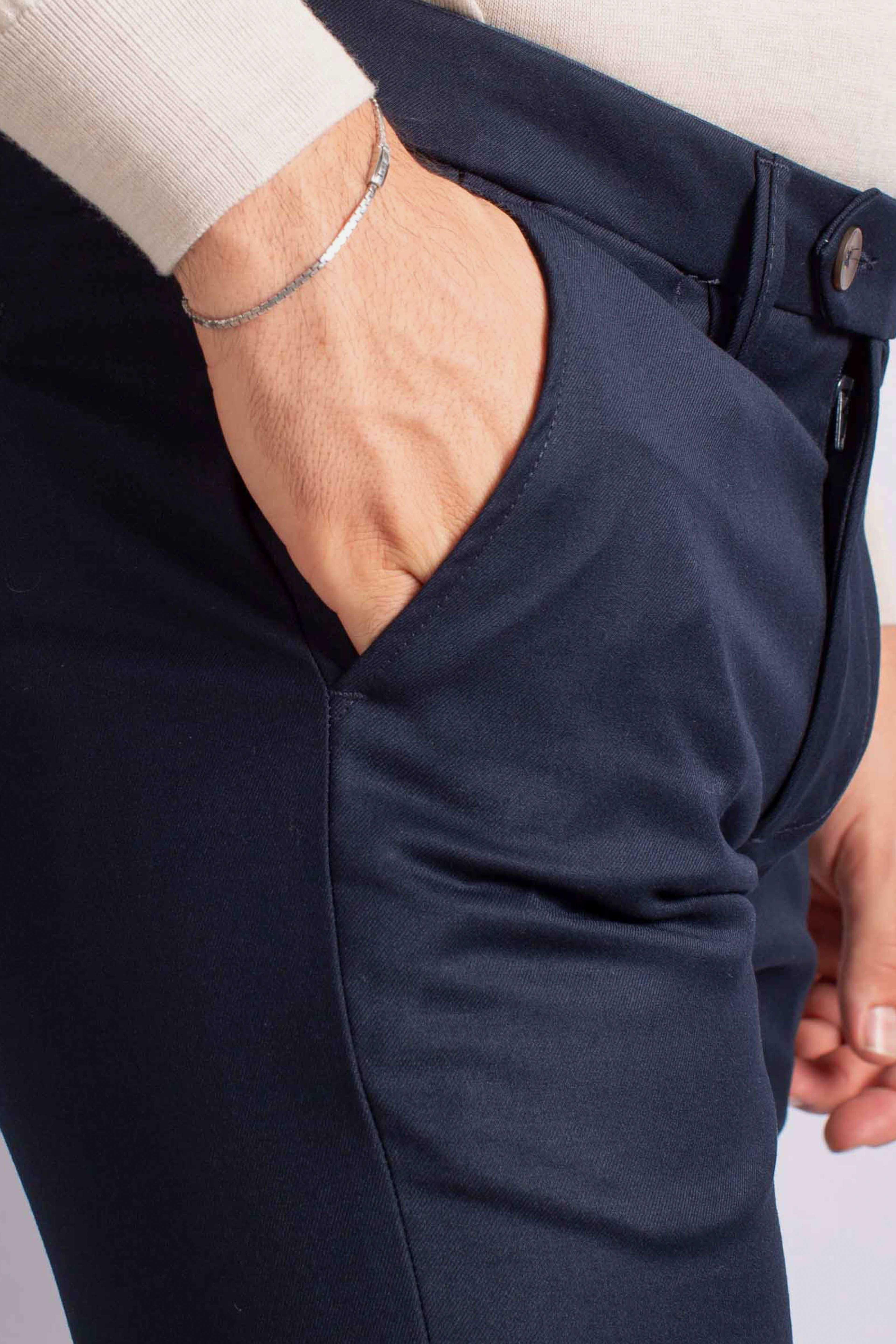 Pantalone blu navy NAPOLI126006BLU NAVY ERNYS