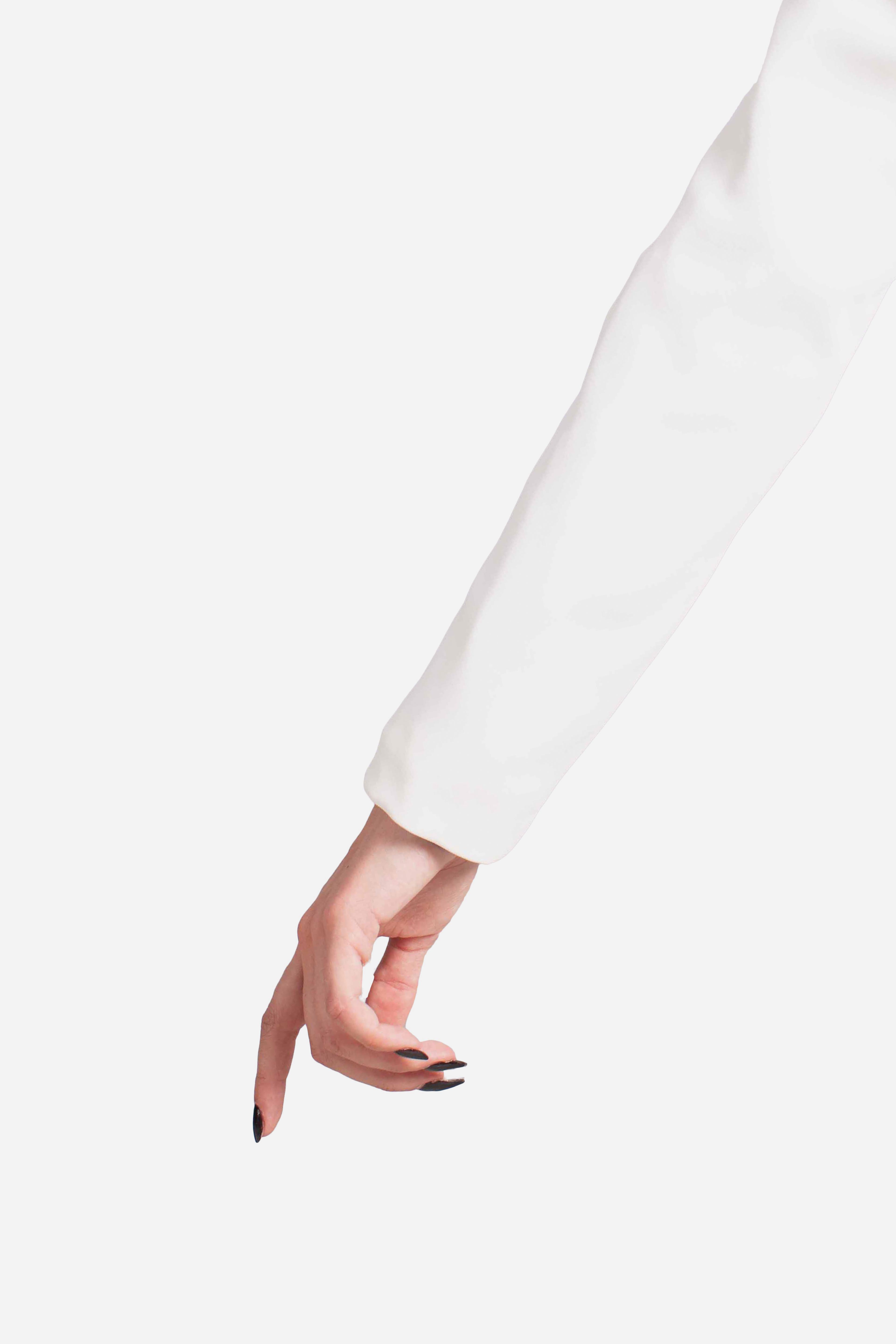 Blazer monopetto bianco J041Y004A1132 DIXIE