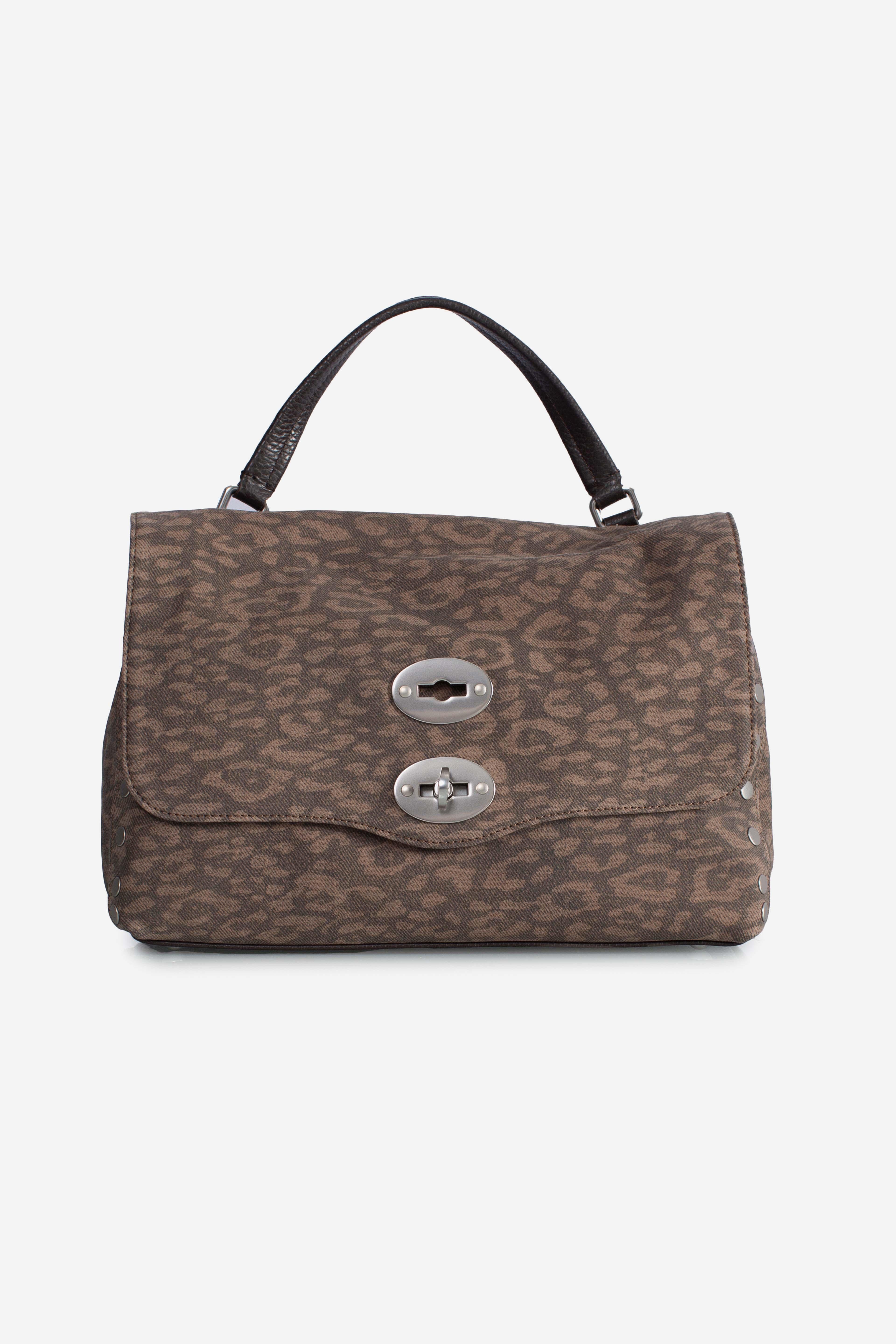 Borsa Postina S Heritage Leopard Marrone 0680102110000SZ0237 ZANELLATO