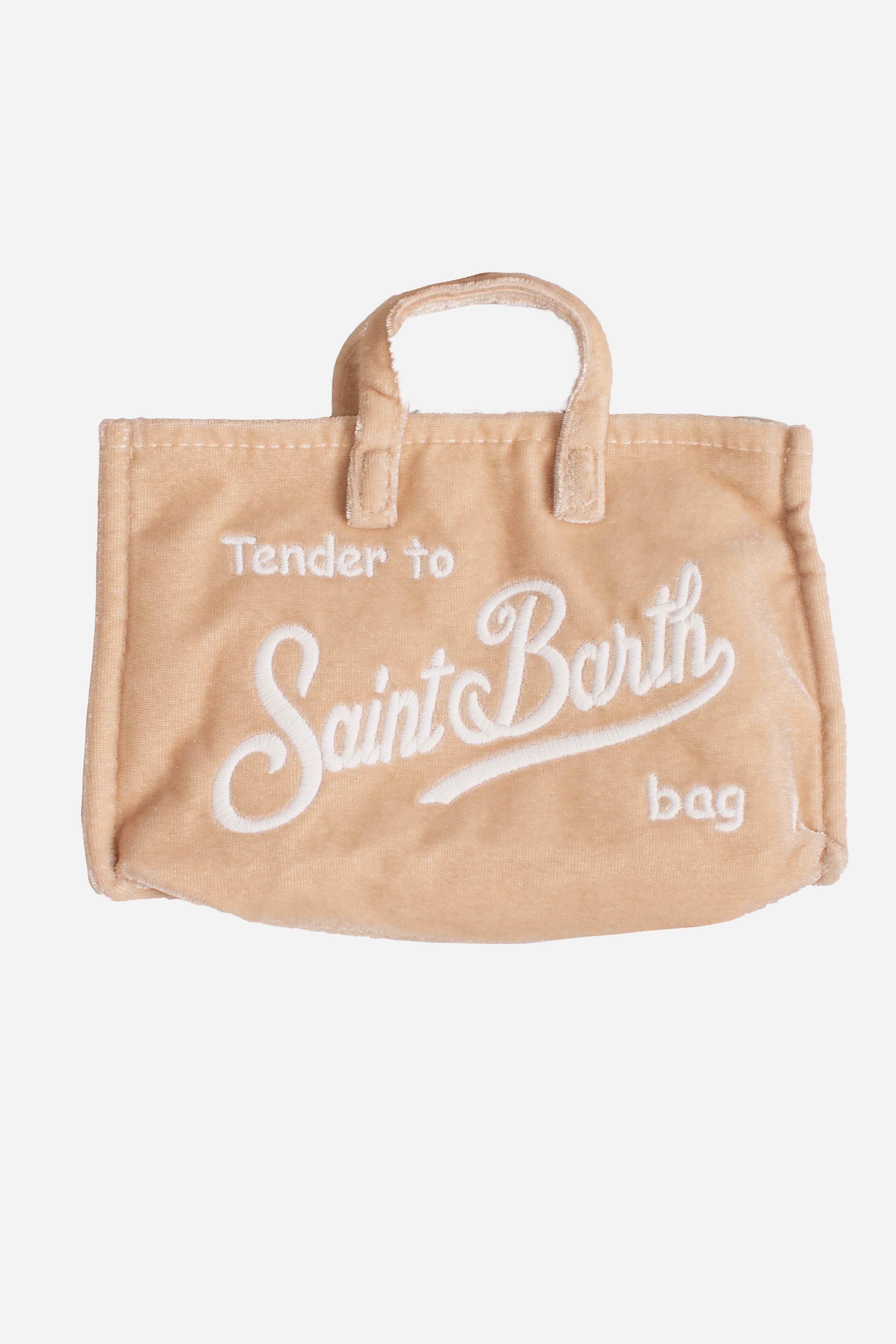 Phone Bag in velluto beige PHONE00800296I MC2 SAINT BARTH