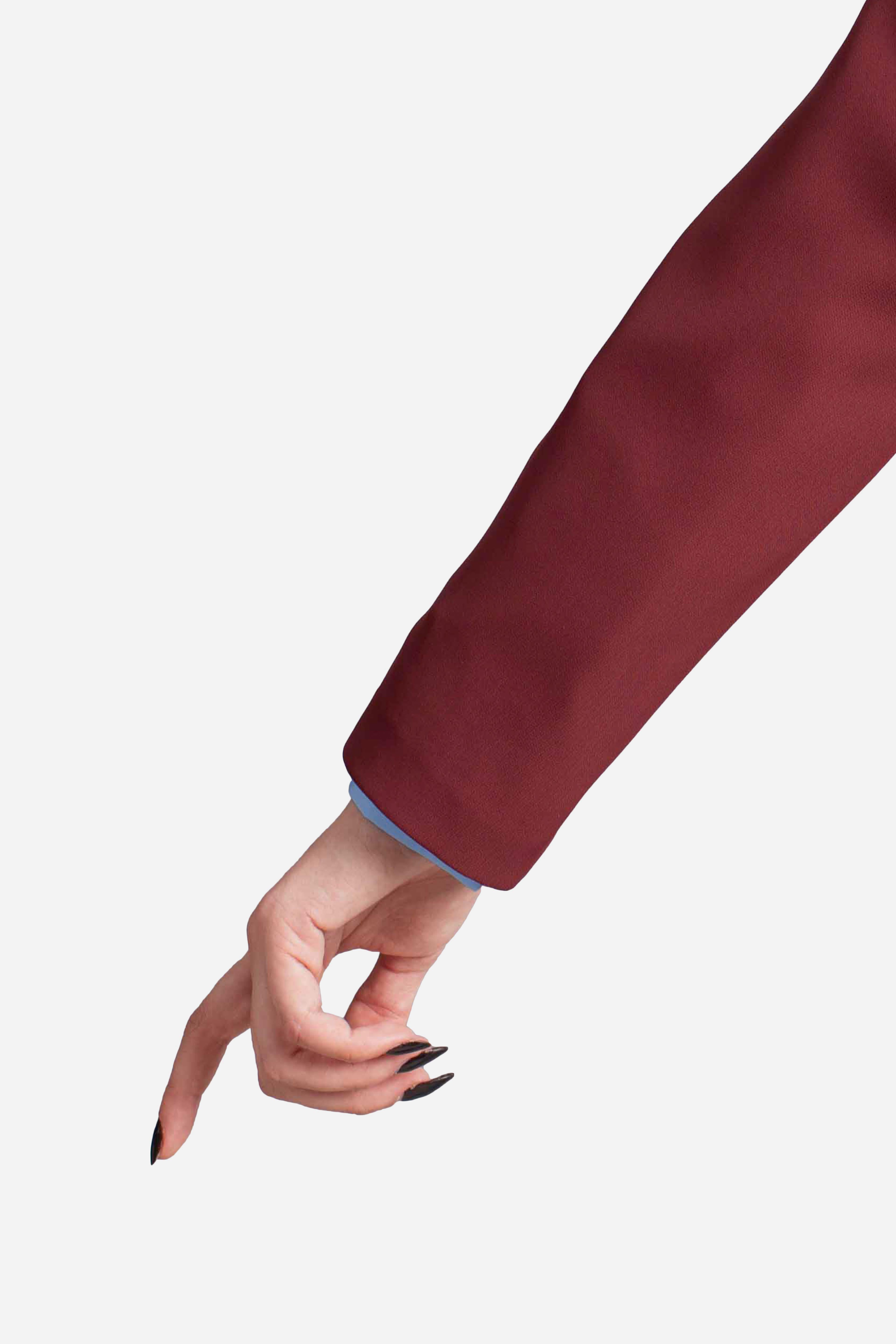 Blazer monopetto melanzana J041Y004A1490 DIXIE