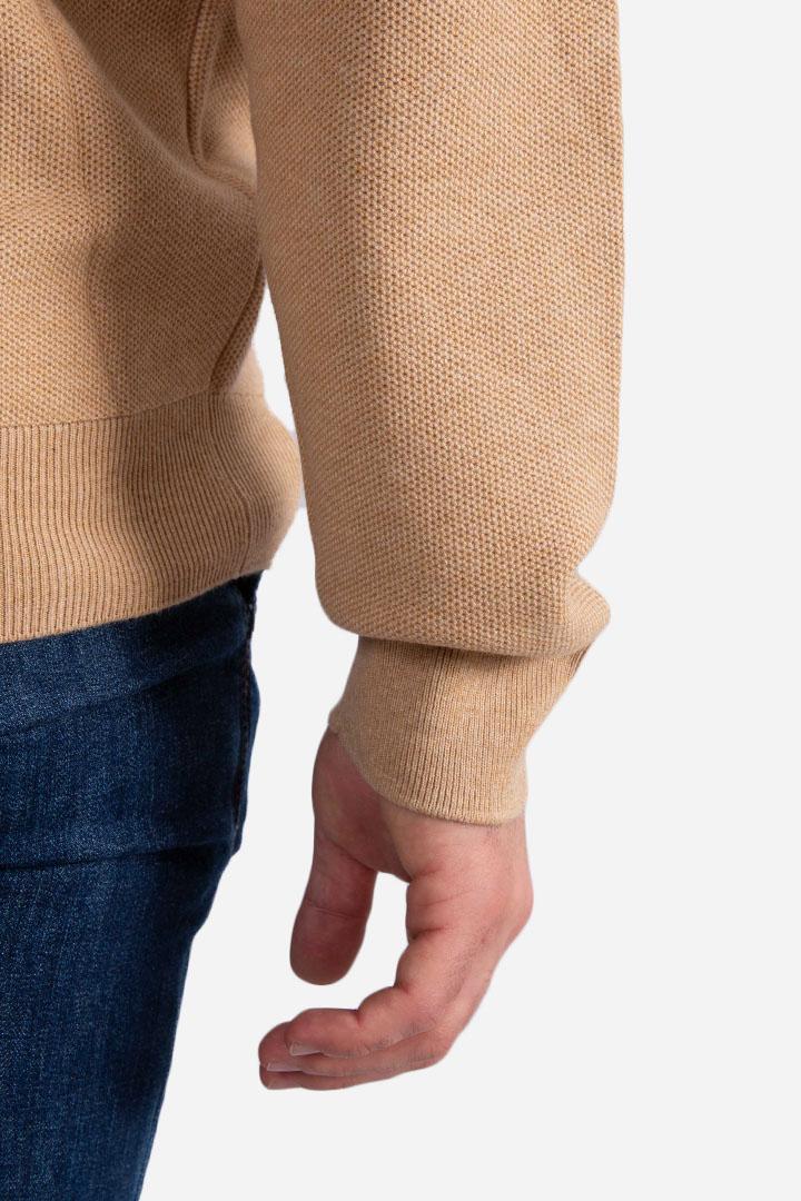 Maglia a girocollo effetto texture brown 710918163502 POLO RALPH LAUREN