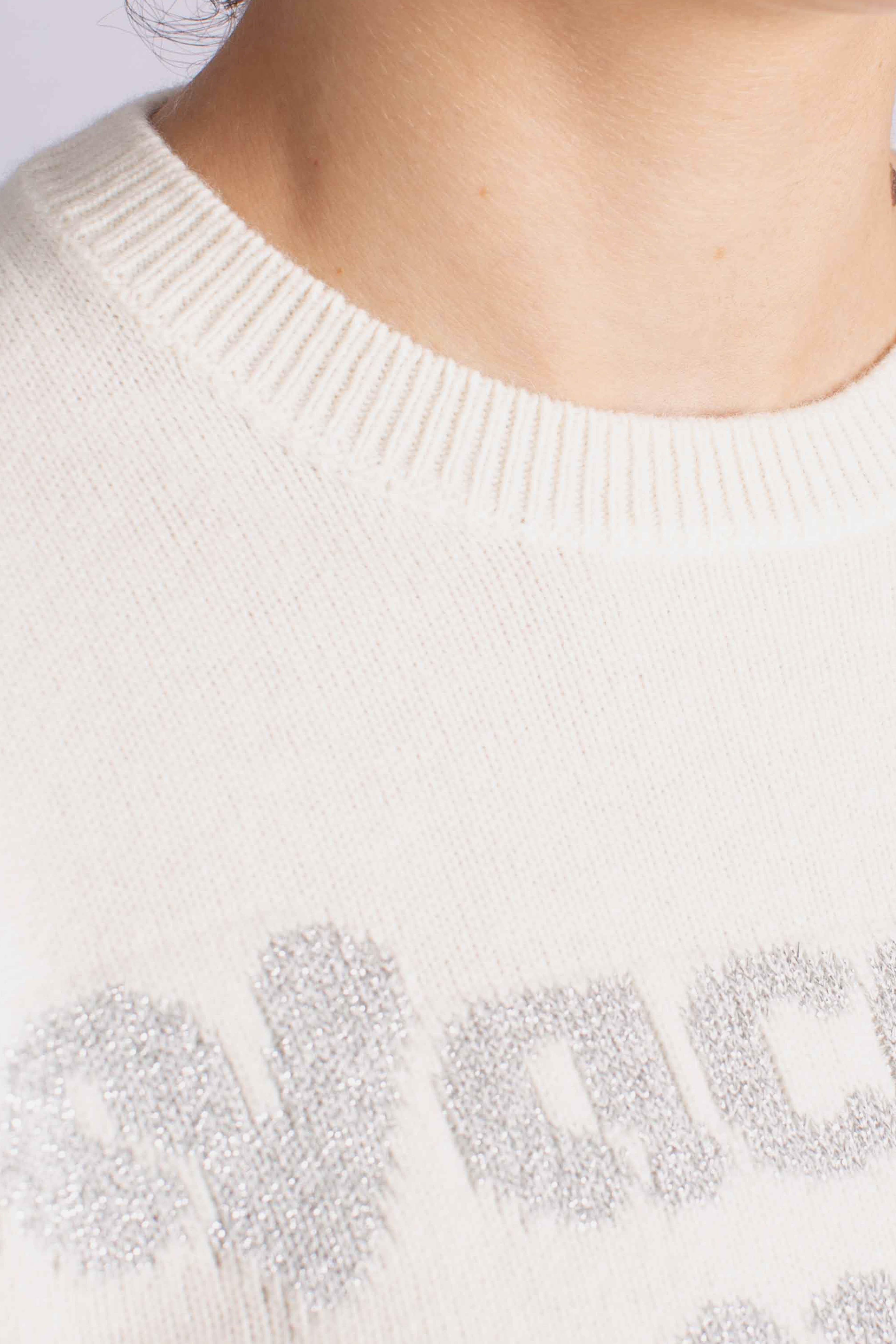 Maglione "Vacanze di Natale" Bianco Donna QUE001000433I MC2 SAINT BARTH
