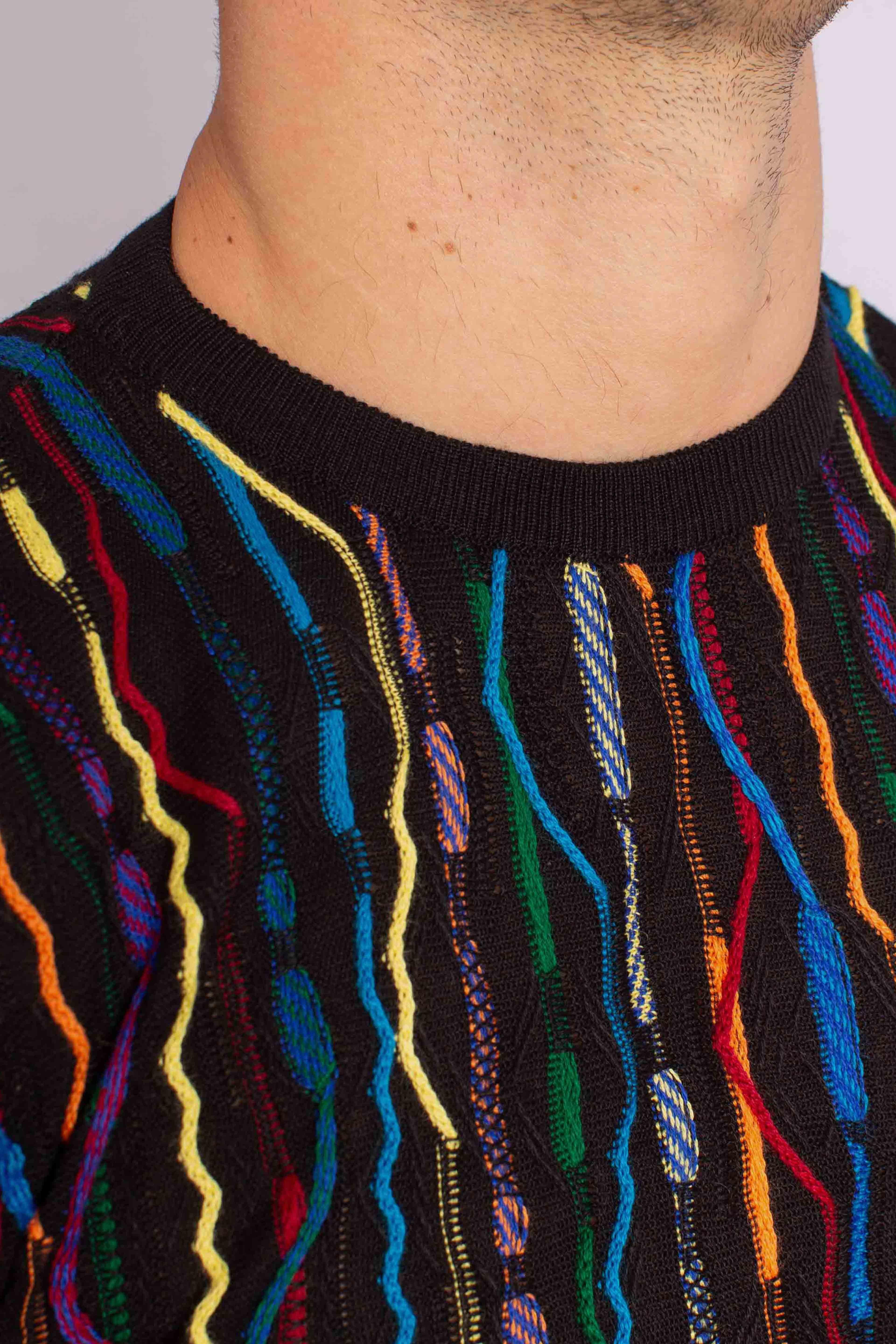 Maglia Uomo Multicolor nero 32090810G0992 LORENZONI