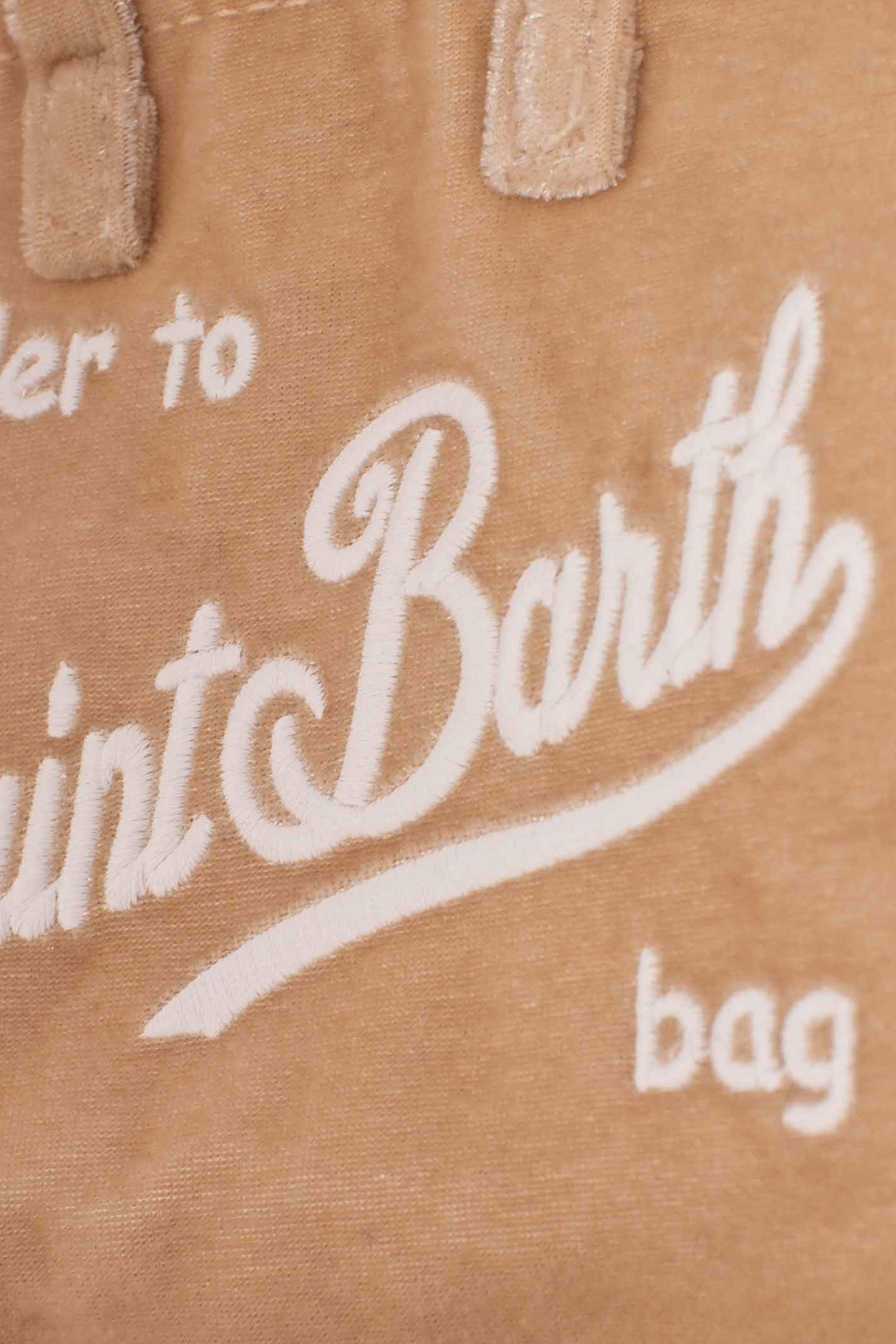 Phone Bag in velluto beige PHONE00800296I MC2 SAINT BARTH