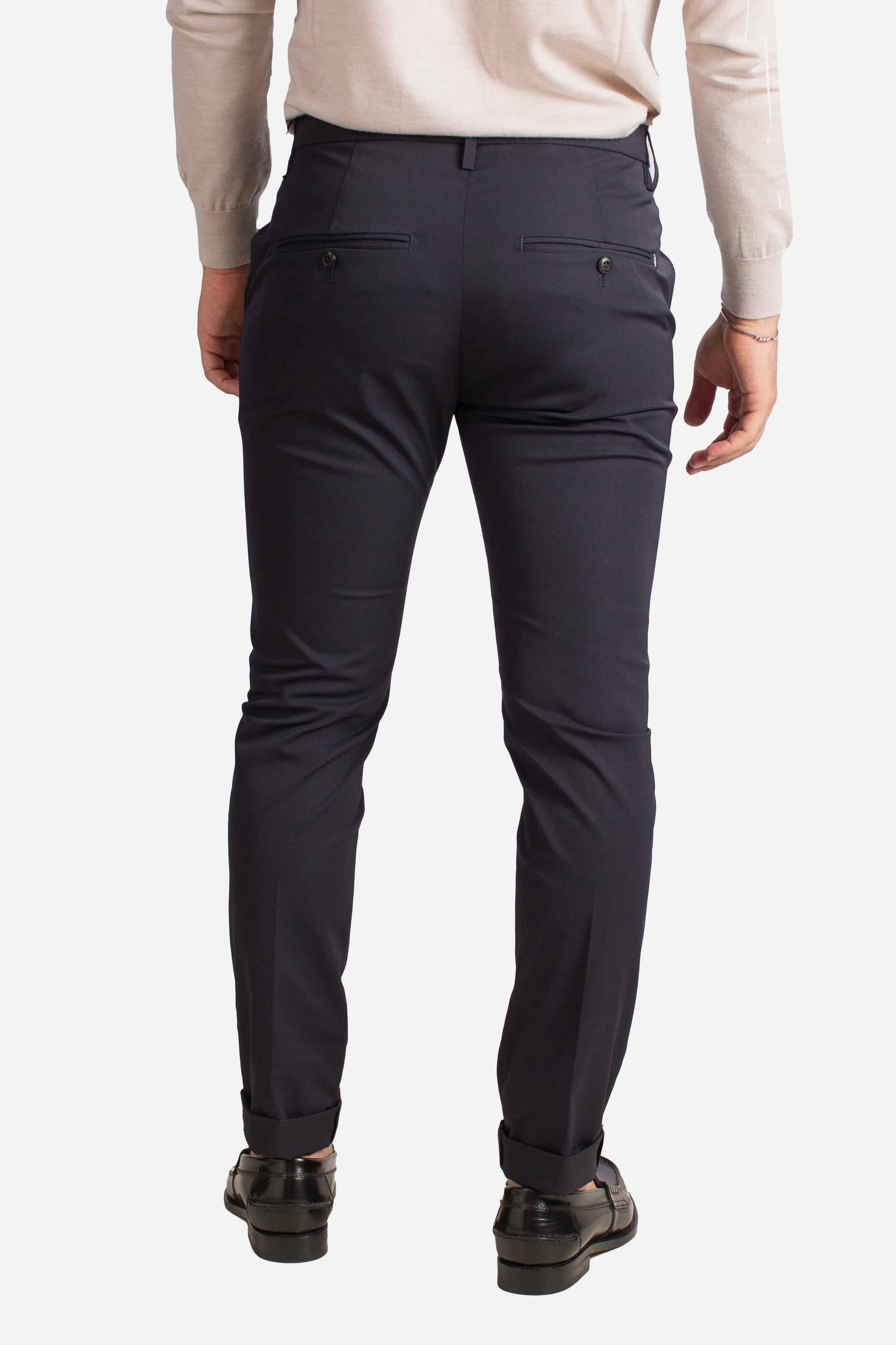 Pantalone Tecnico Slim Fit nero UP235OS0121U002999 DONDUP