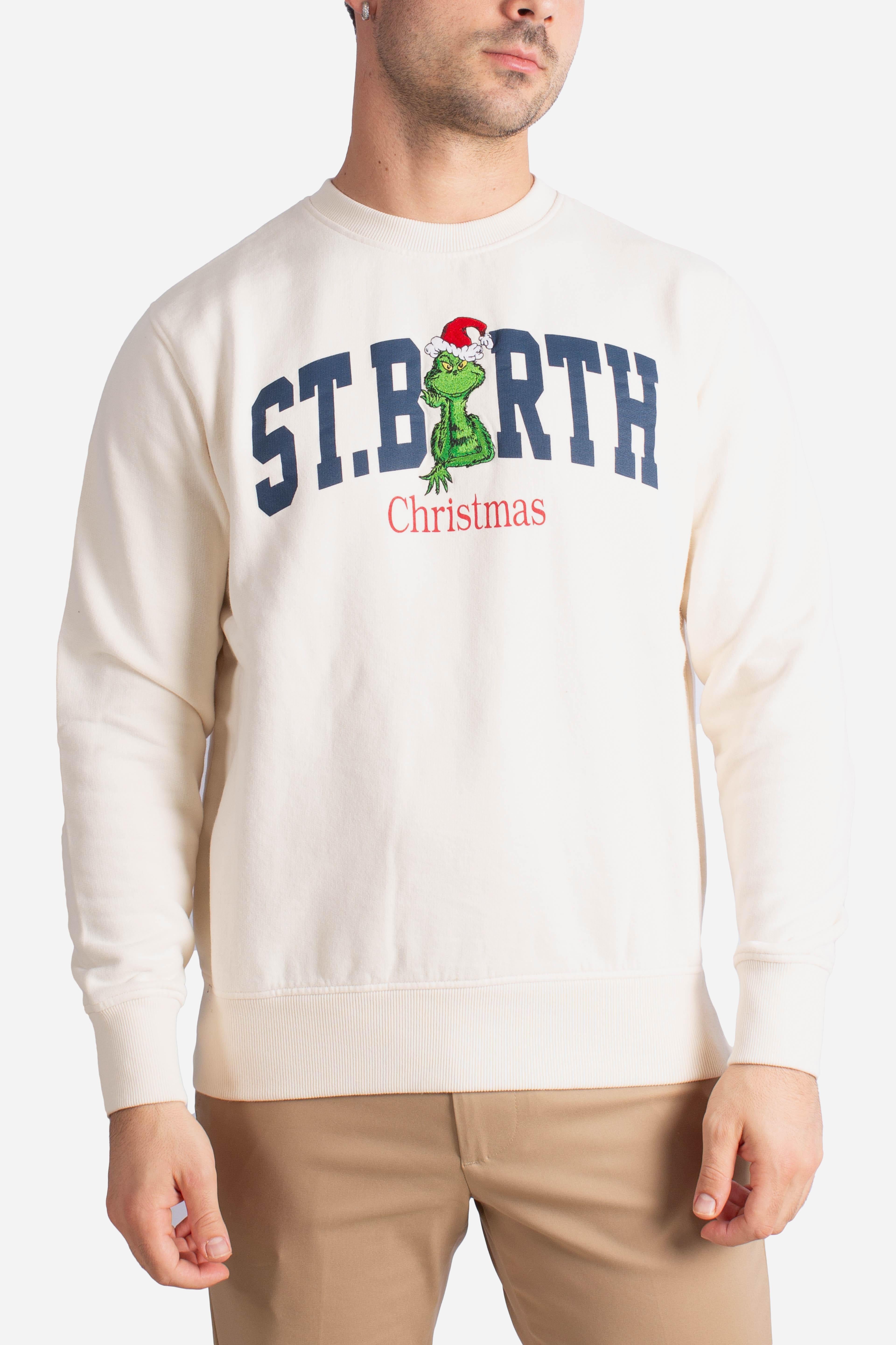 Felpa The Grinch Christmas Uomo white SOH000400580I MC2 SAINT BARTH