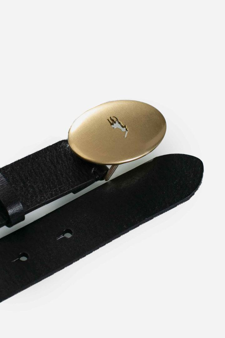 Cintura Polo ID vacchetta e fibbia ovale black 429895826002 POLO RALPH LAUREN