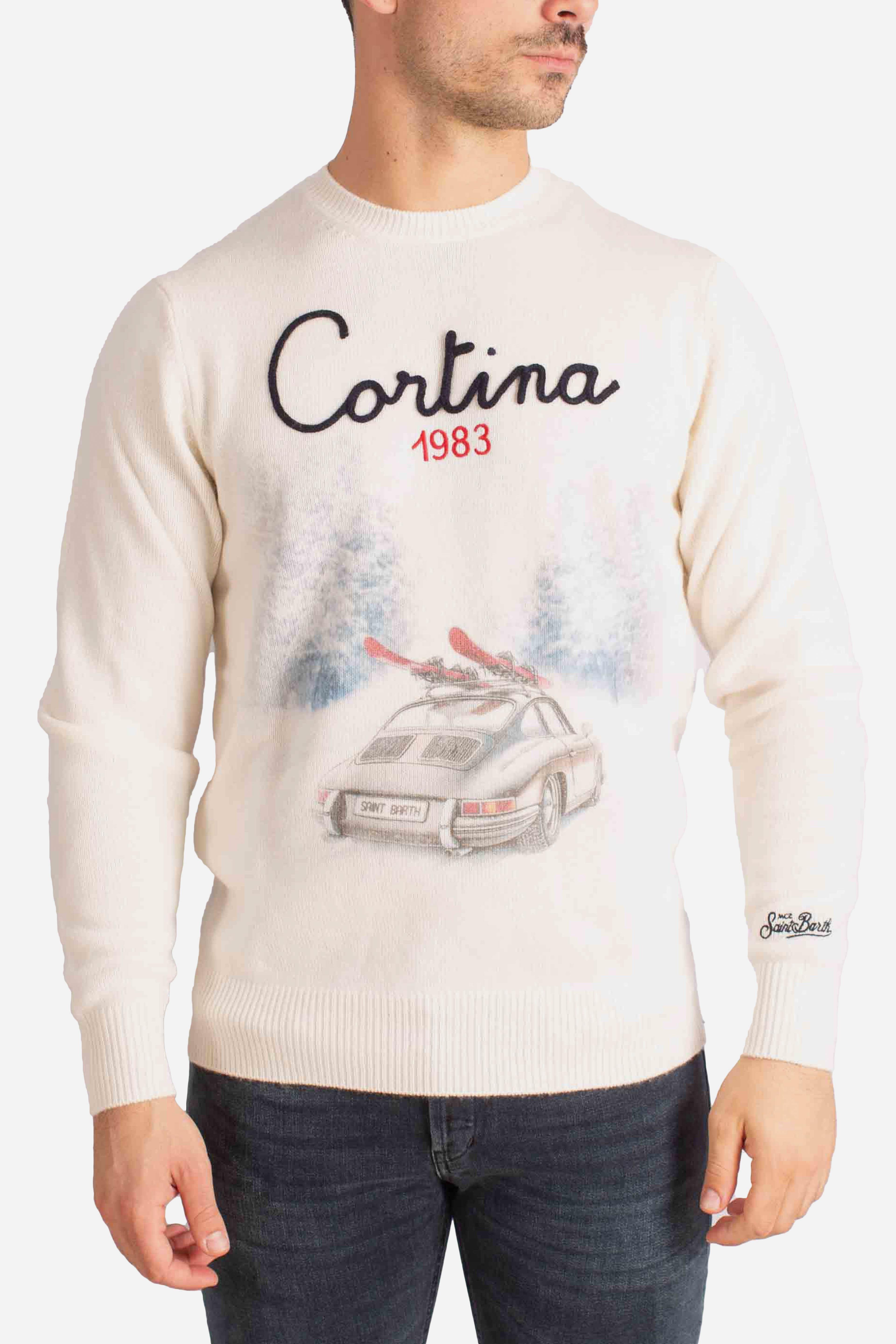 Maglia Uomo "Cortina 1983" Panna HER002200389I MC2 SAINT BARTH