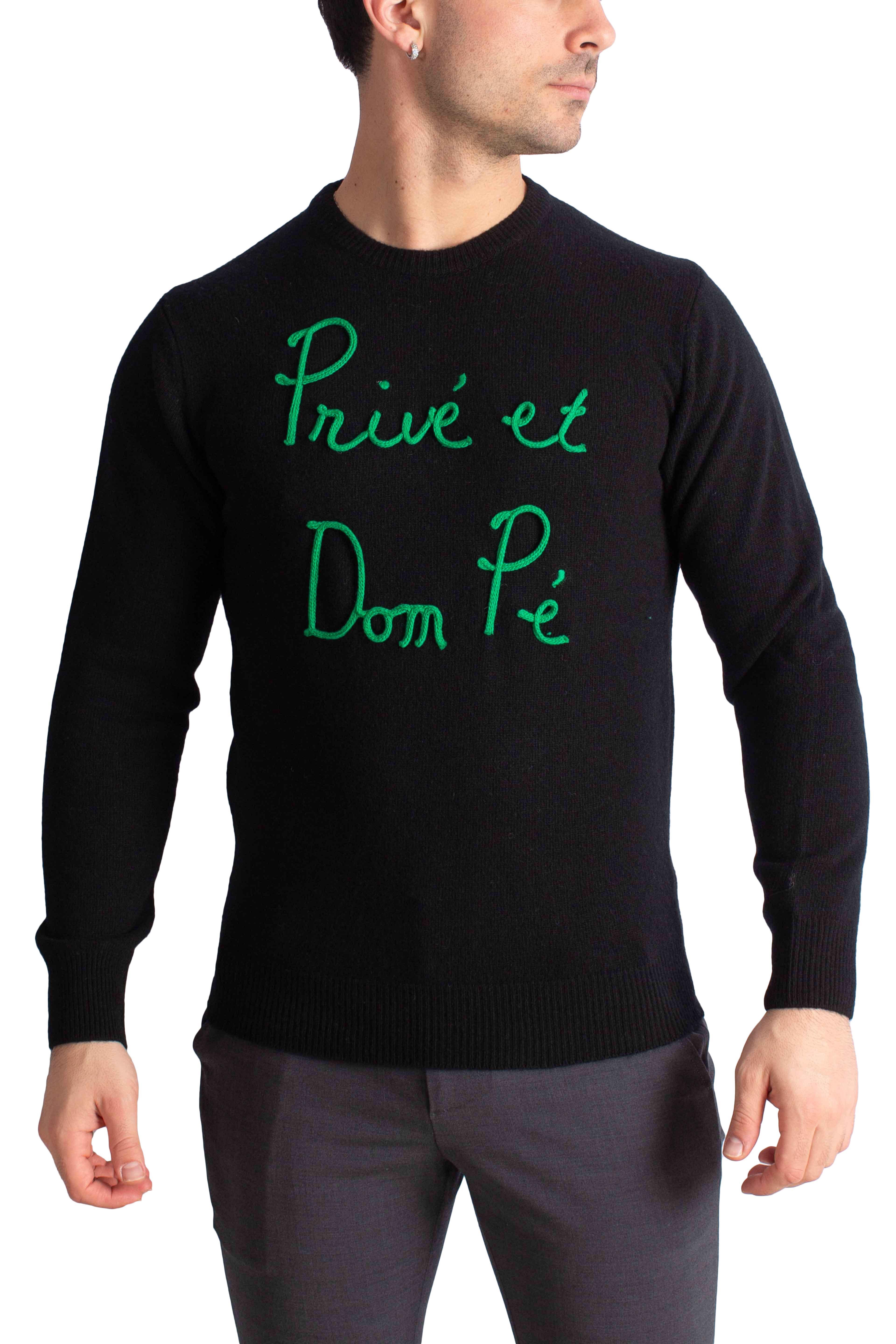 Maglia Uomo "Privè et dom pè" black HER000100542I MC2 SAINT BARTH