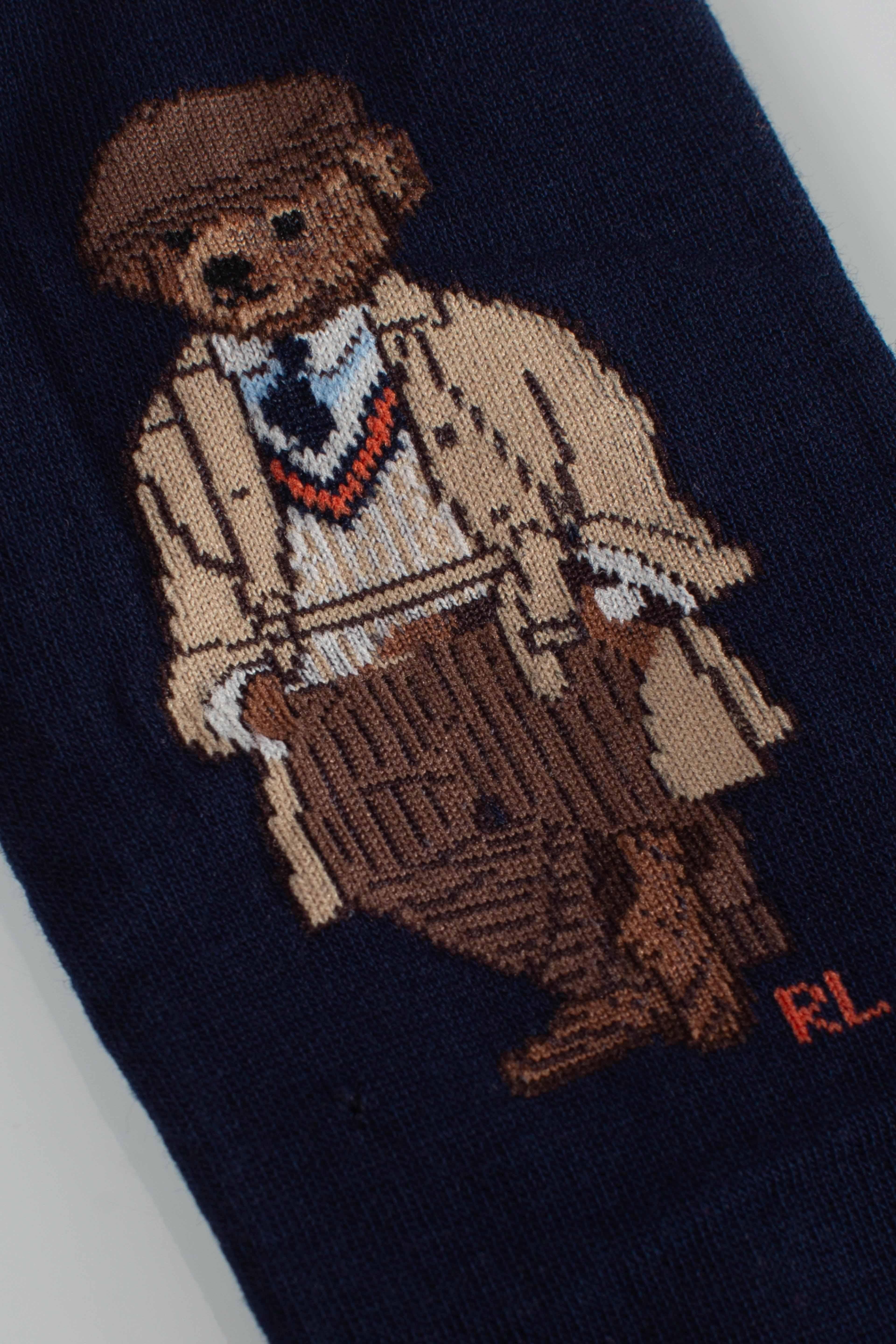 Set regalo 3 paia di calze Polo Bear green navy red 449P04717001 POLO RALPH LAUREN