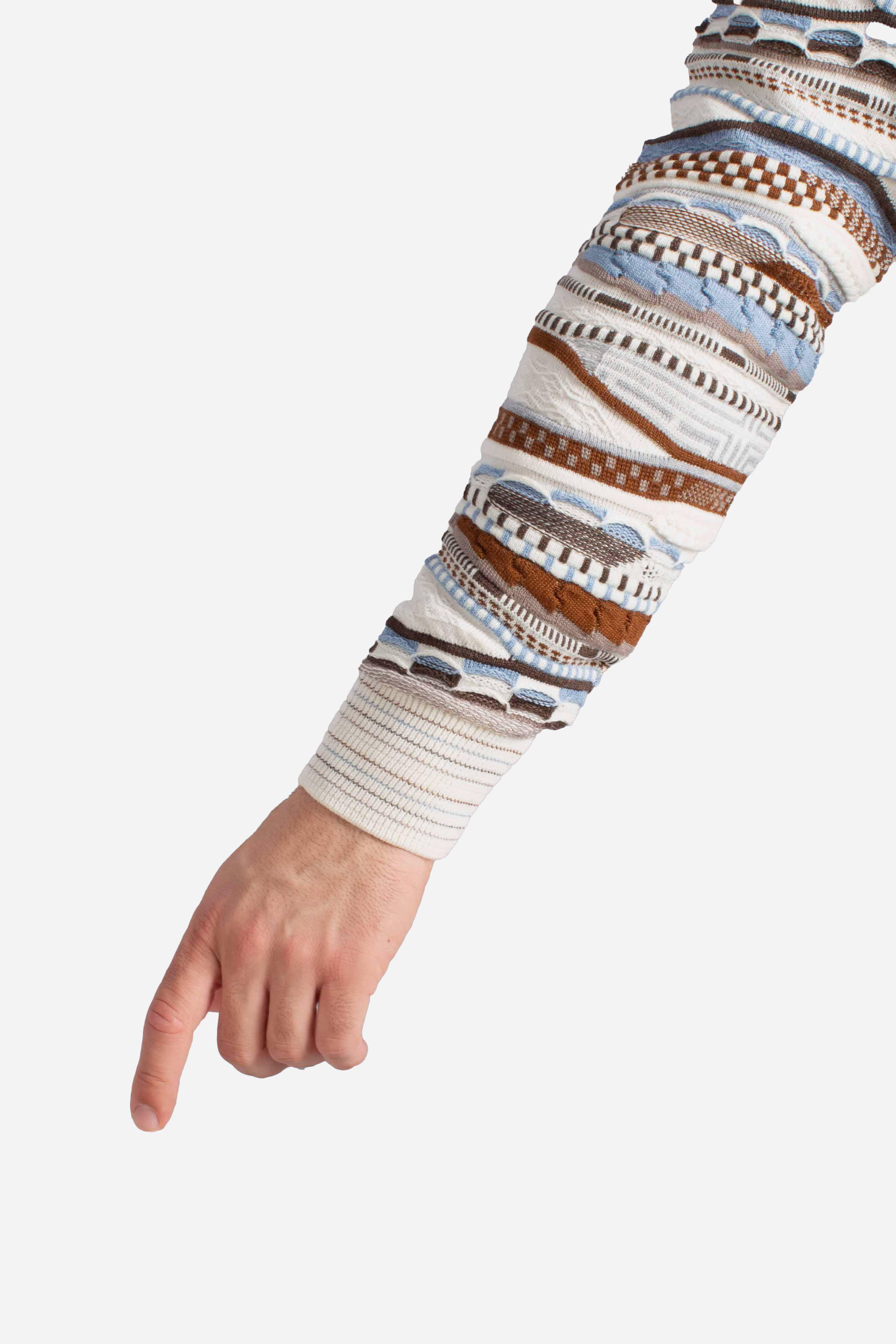 Maglia Uomo Multicolor white 32090510G0300 LORENZONI