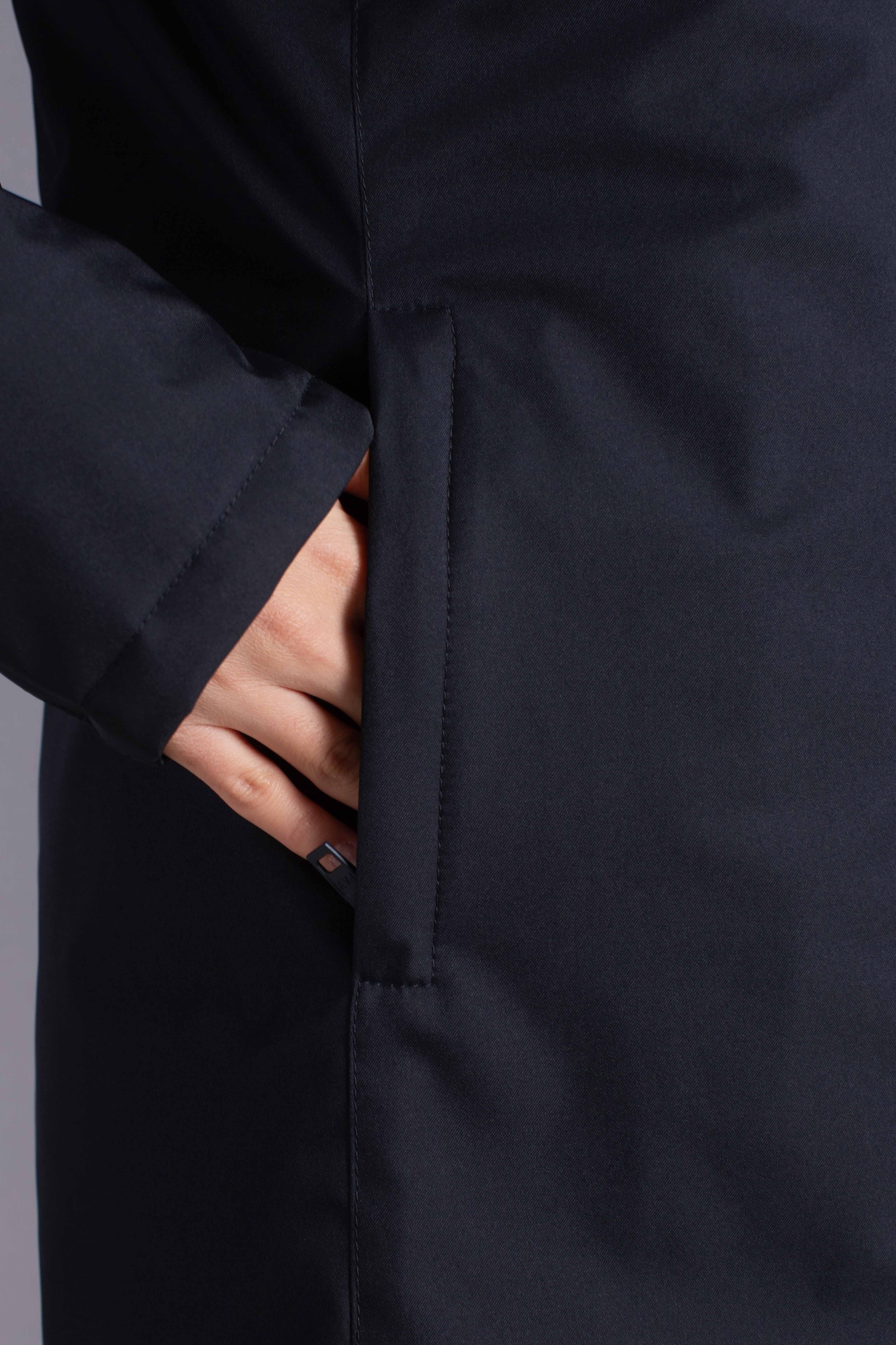 Toggle Coat in Gabardine Tecnico blu NAW59513830ZXEU808 FAY