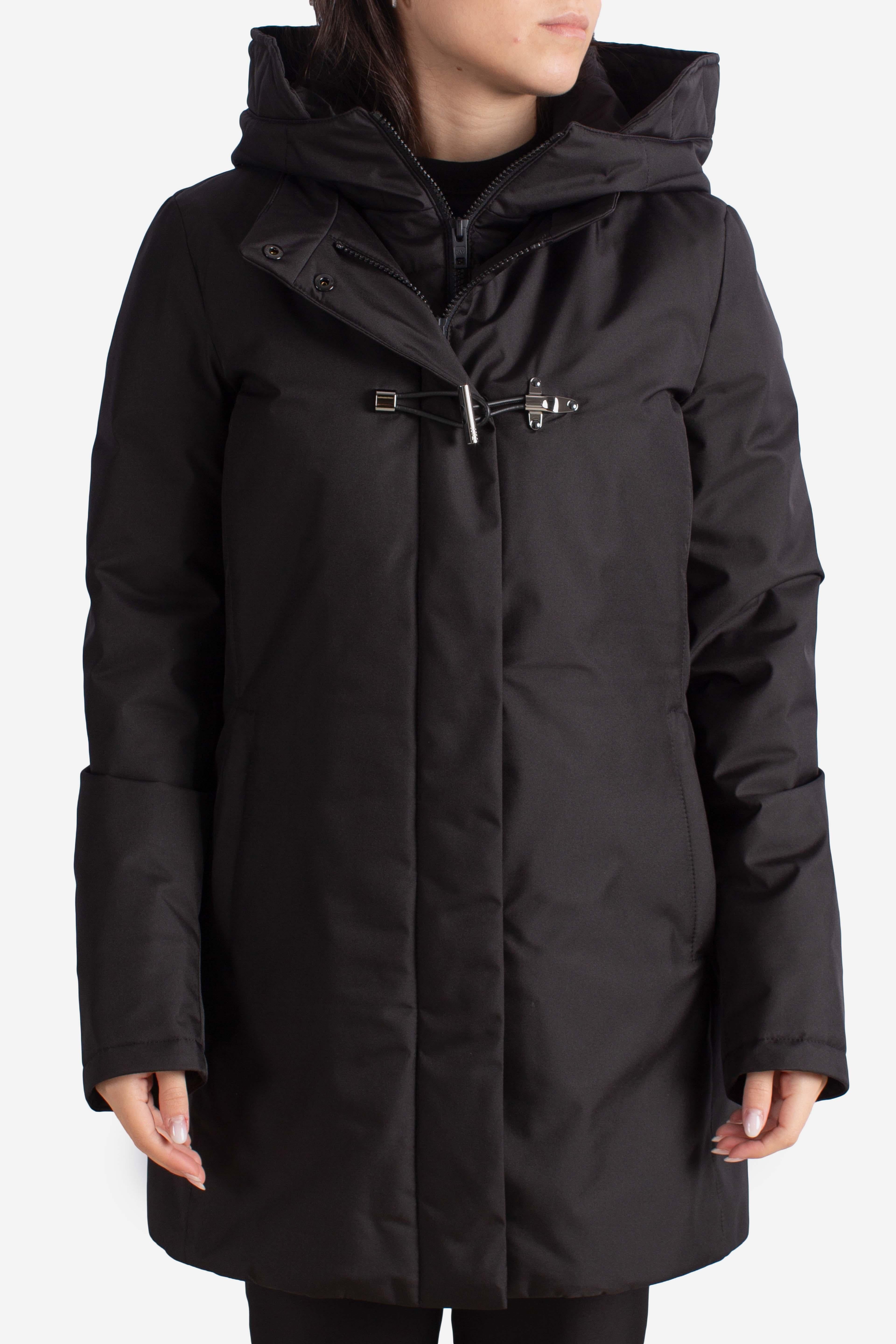 Toggle Coat in Gabardine Tecnico nero NAW59513830ZXEB999 FAY