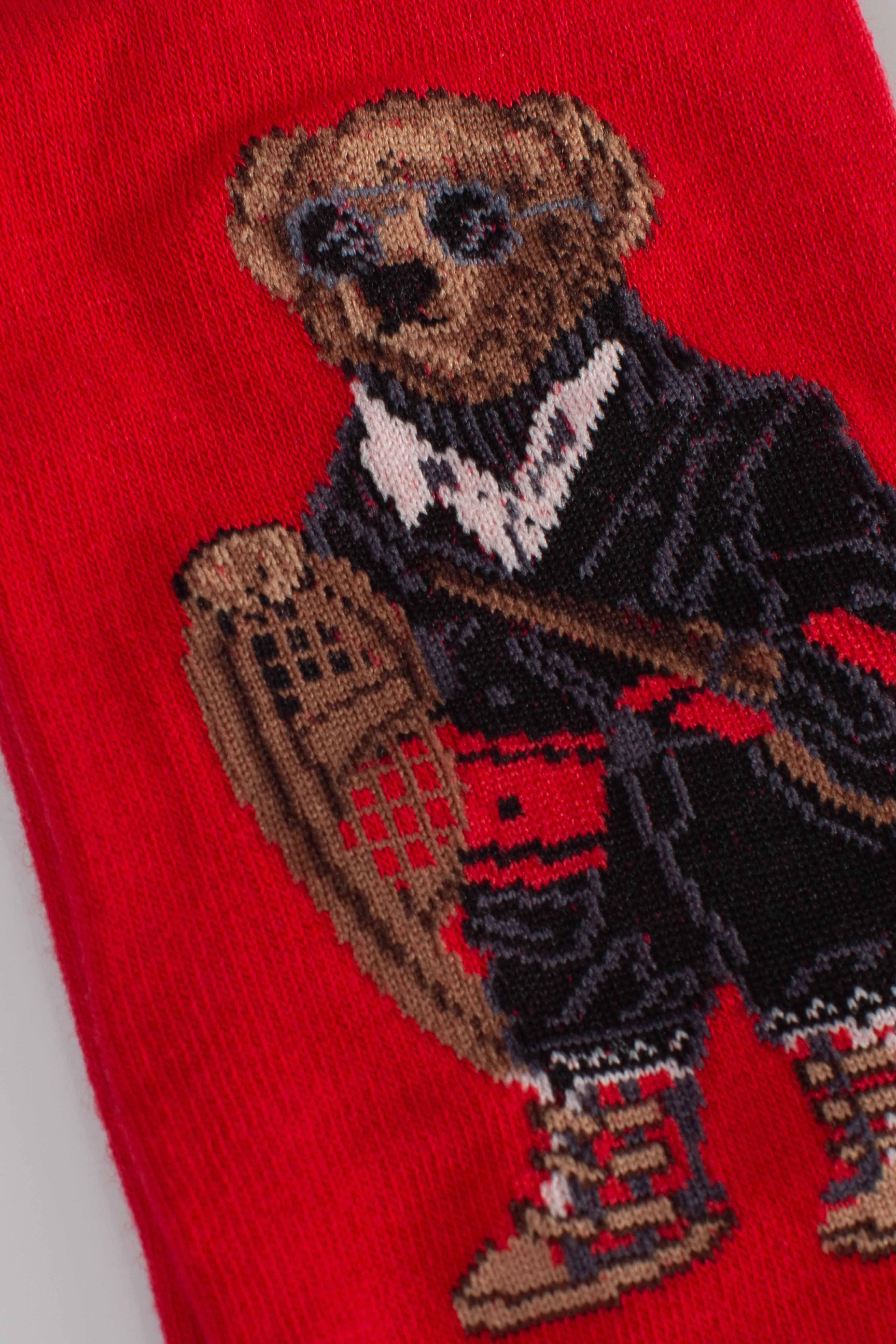 Set regalo 3 paia di calze Polo Bear green navy red 449P04717001 POLO RALPH LAUREN