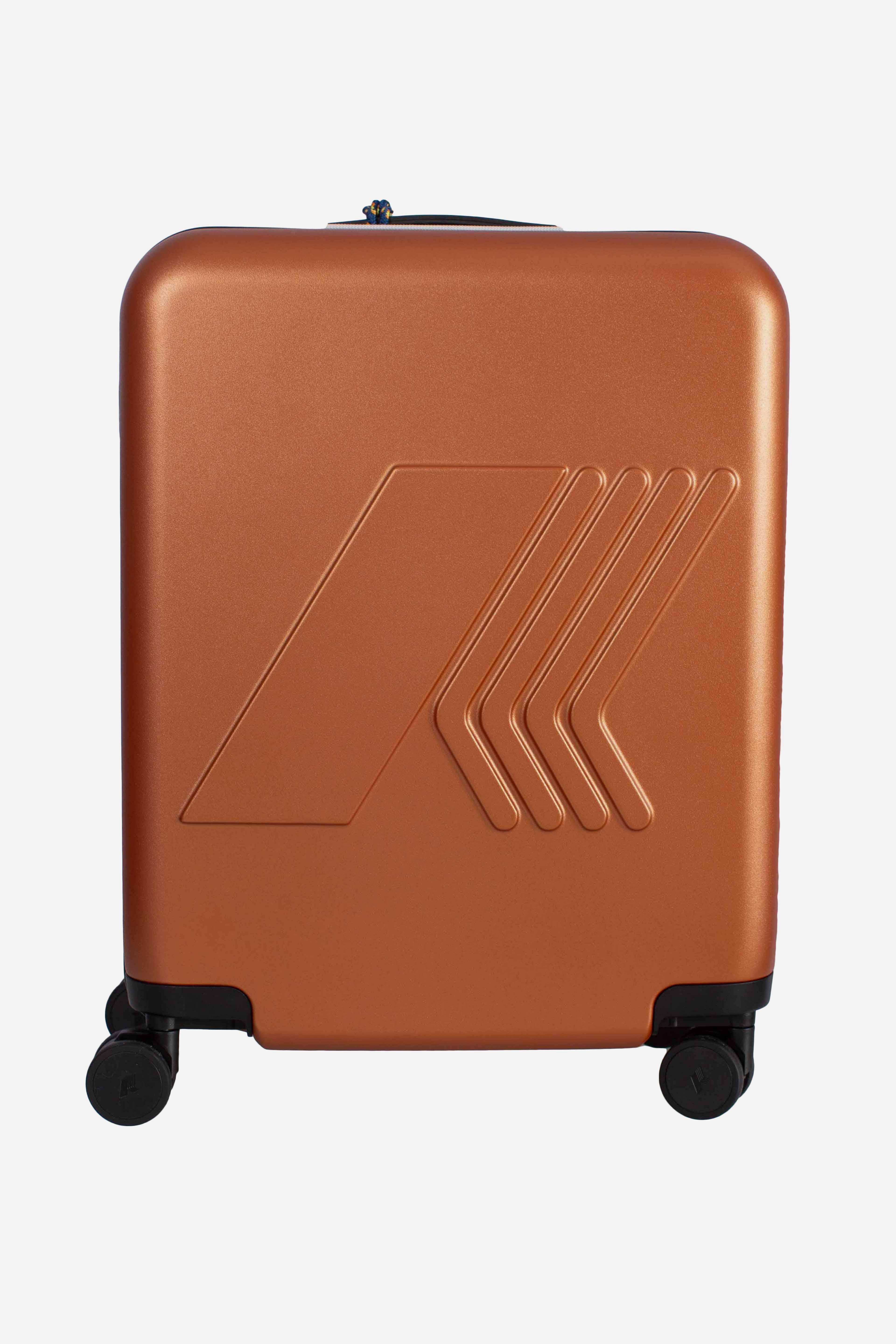 Trolley eudoxie logo rigido unisex orange adobe con ruote a 360° K81372WWGG K-WAY