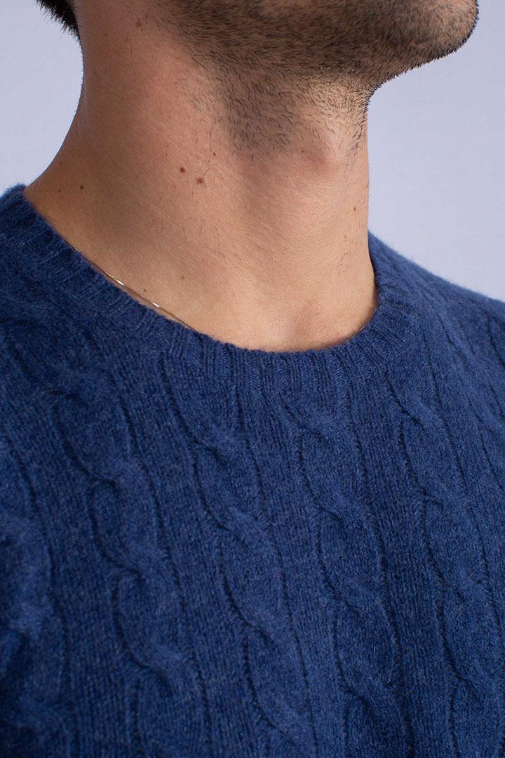 Maglia in lana e cashmere navy 710876762017 POLO RALPH LAUREN