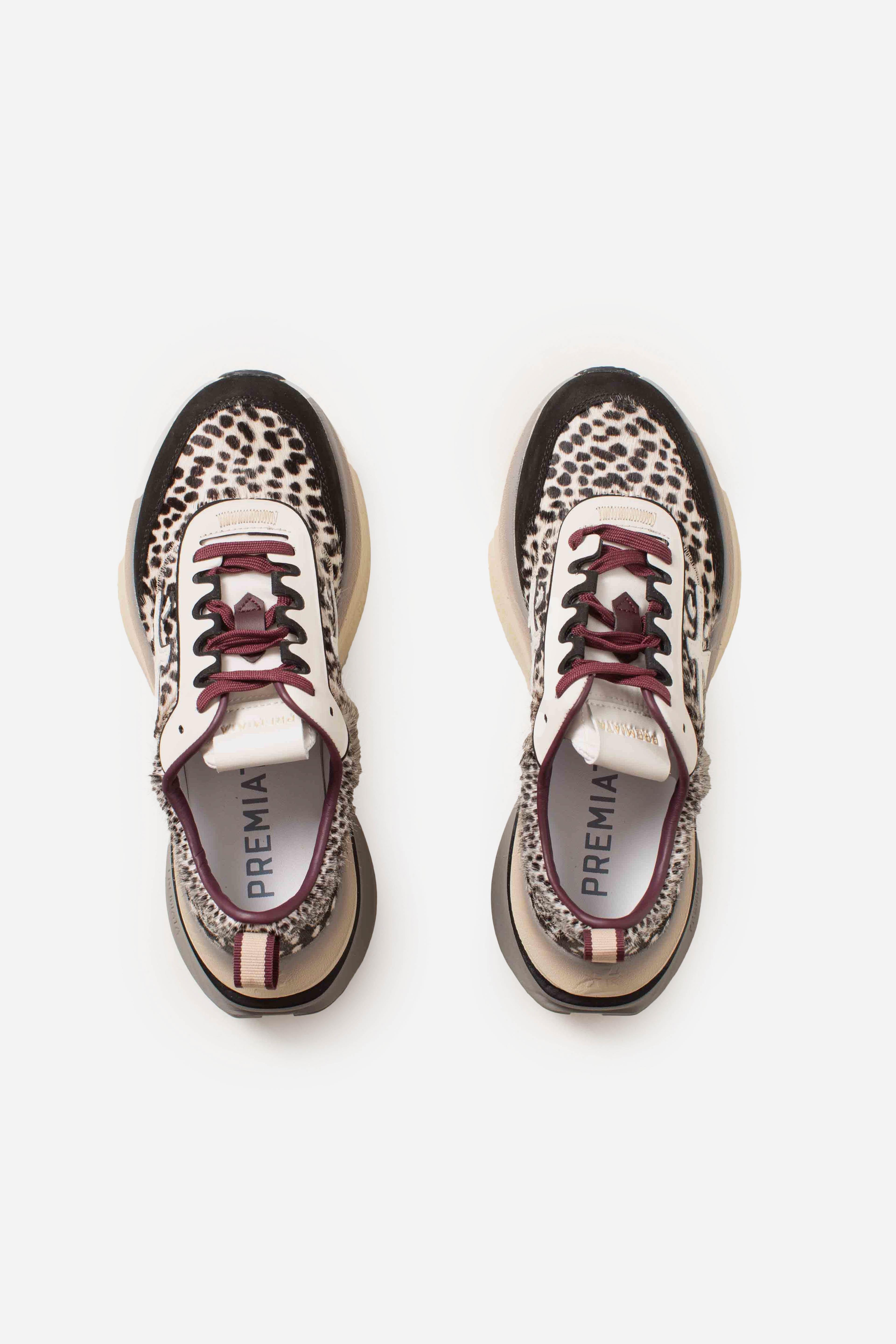 sneakers HILL 7858 animalier black white HILL7858 PREMIATA