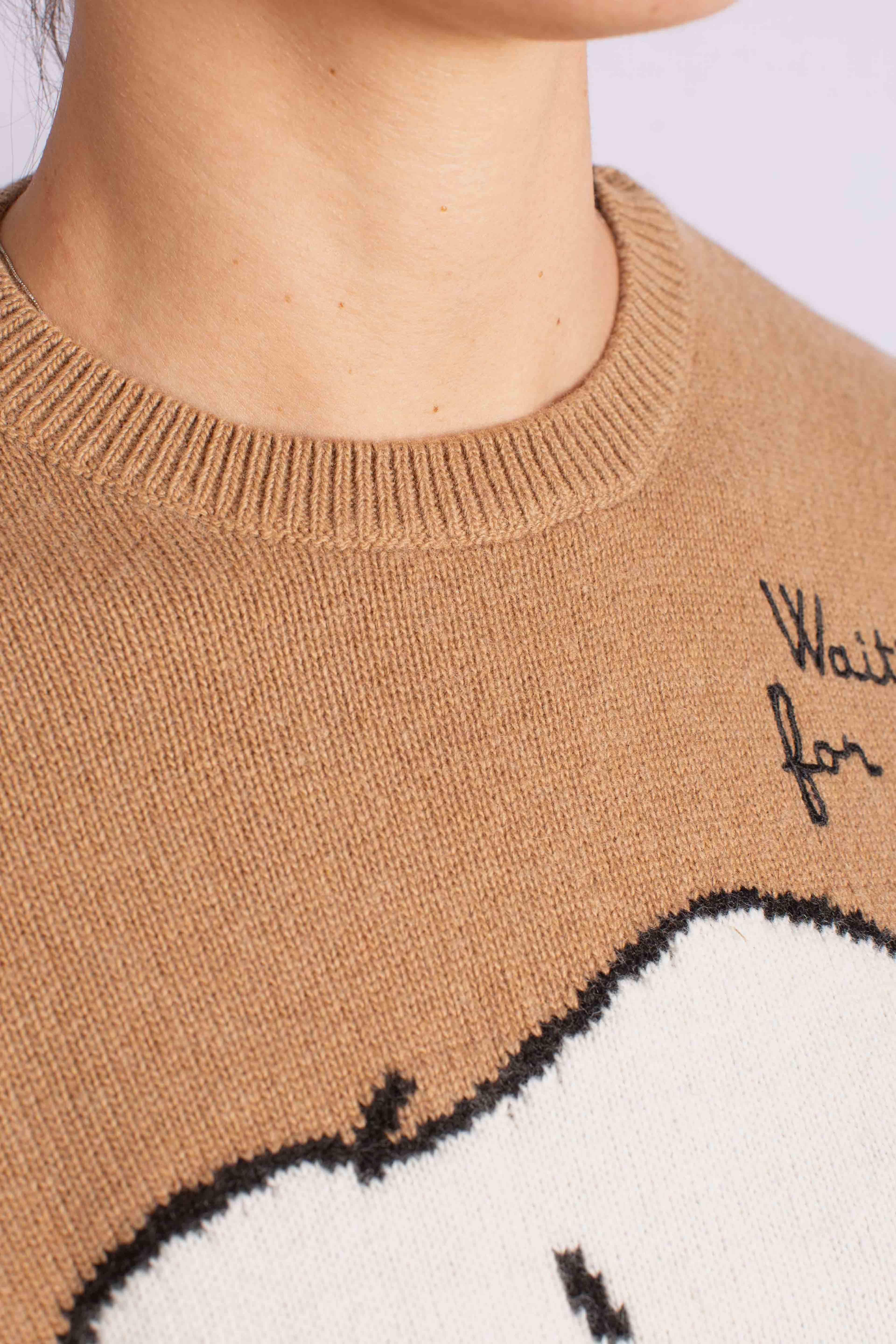 Maglione Snoopy "Waiting for Snow" QUE001000435I MC2 SAINT BARTH
