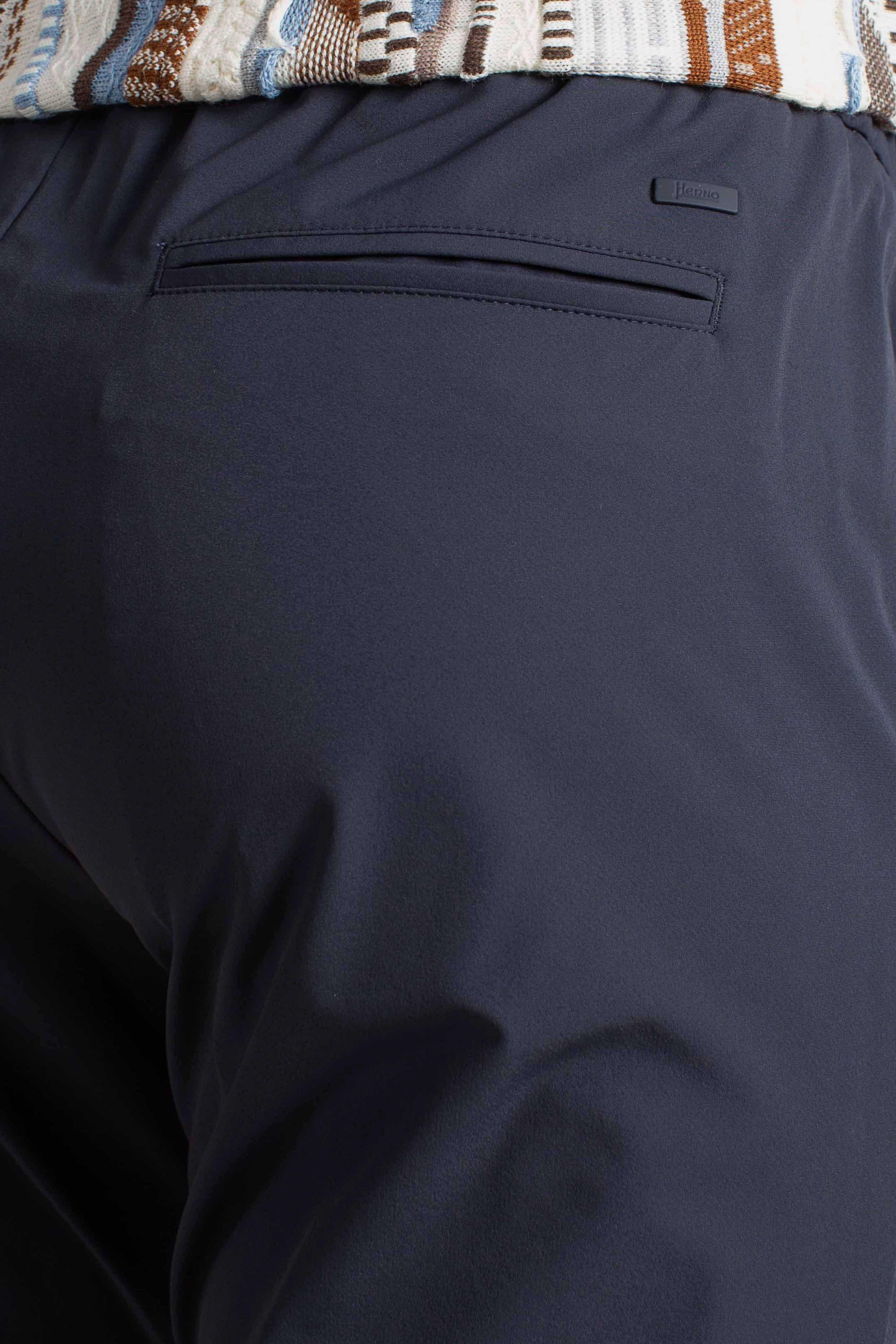PANTALONI IN LIGHT COMFORT STRETCH WOVEN blu PT000155U12773S9201 HERNO